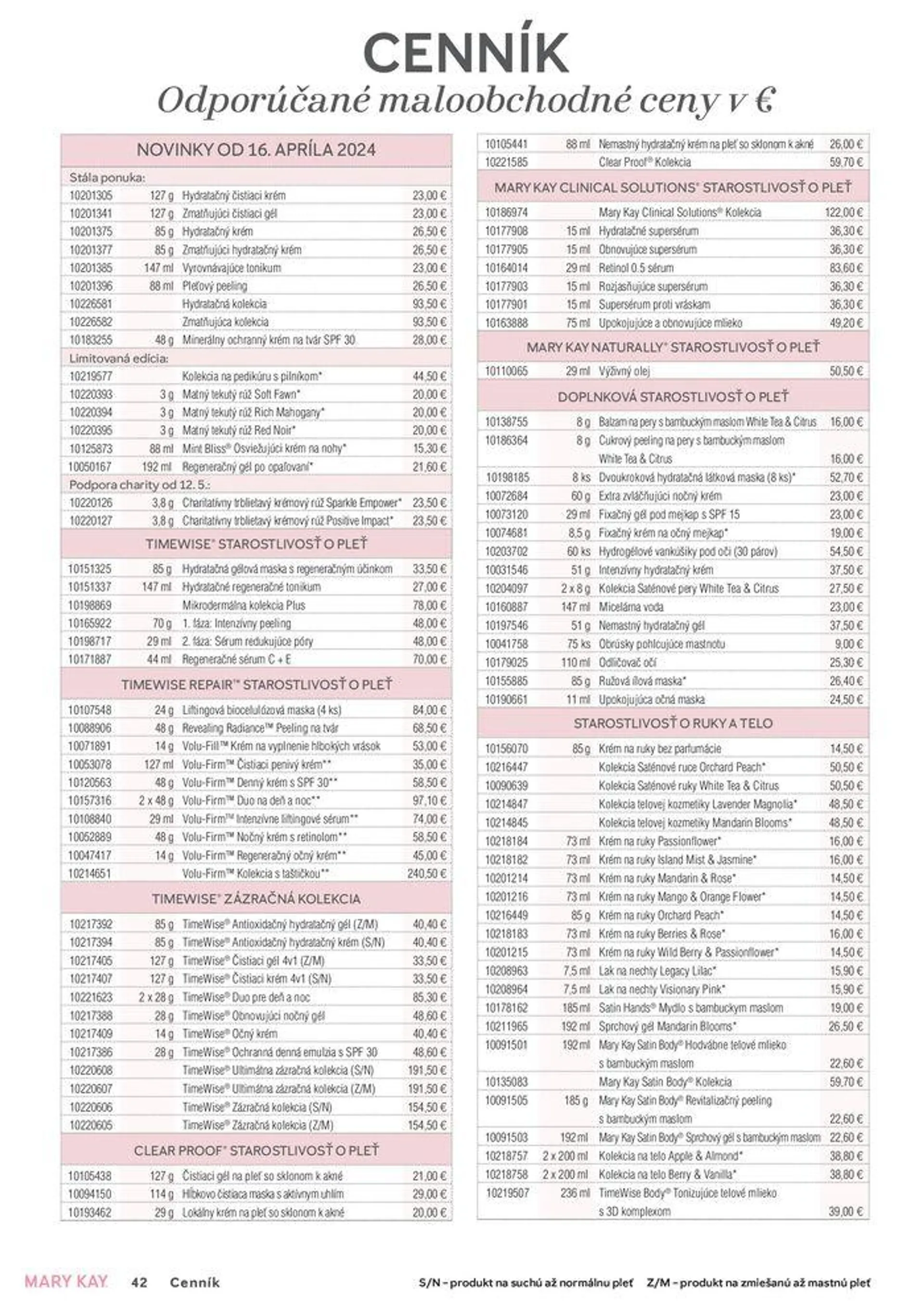 Leták: Kniha o kráse jar 2024  od 25. marca do 31. mája 2024 - Prehľad Stránky 42