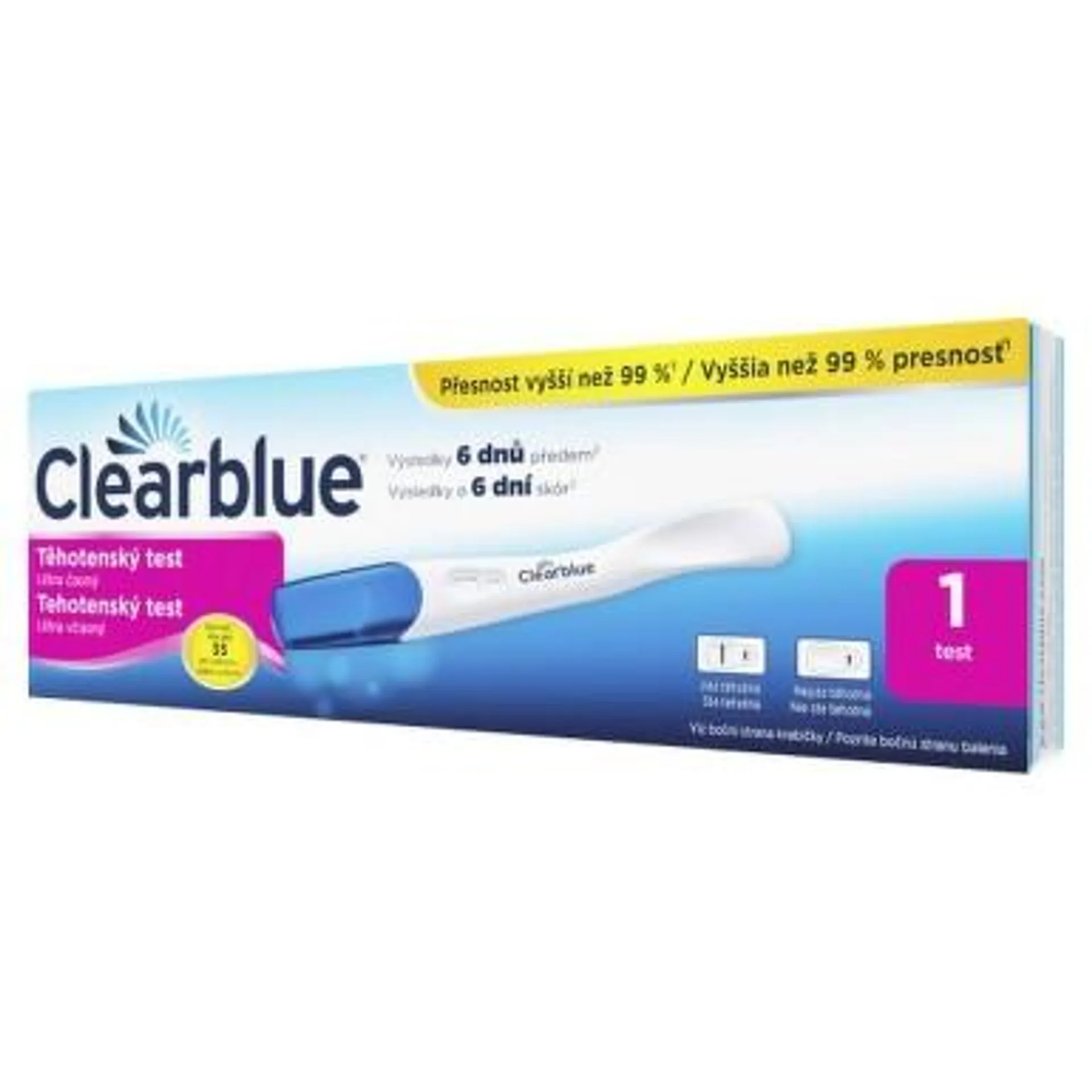 TEHOTENSKÝ TEST Clearblue Ultra včasný 1 kus