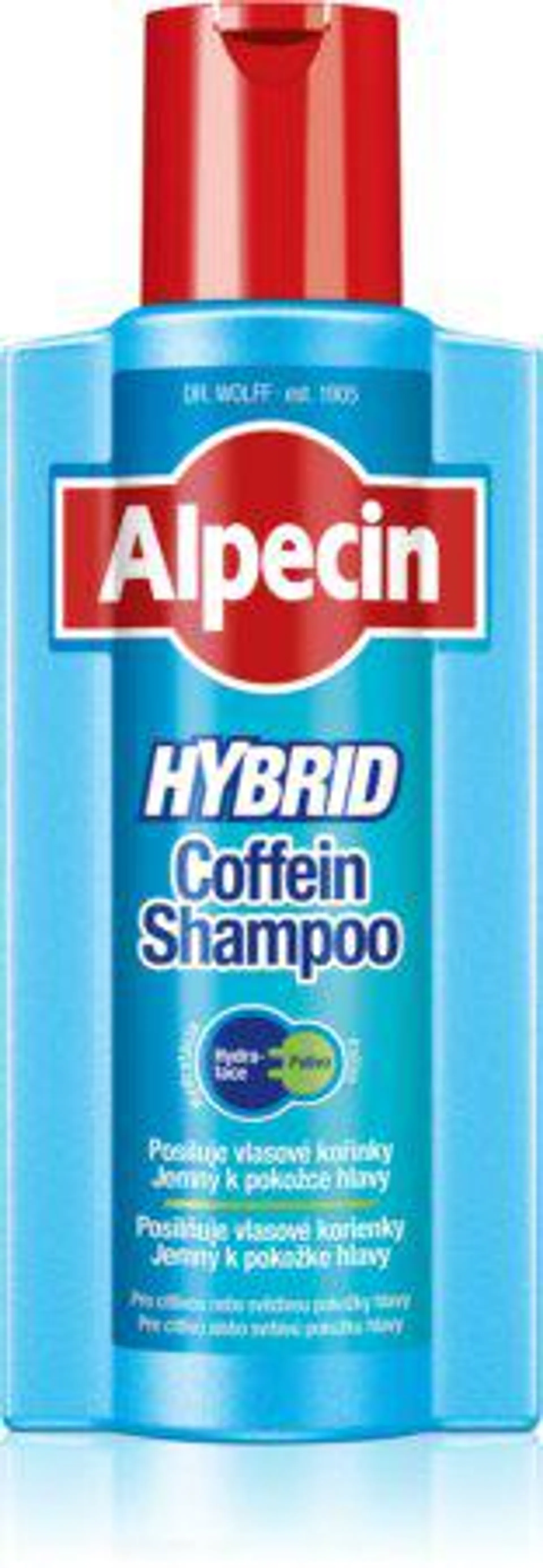 kofeínový šampón pre citlivú pokožku hlavy