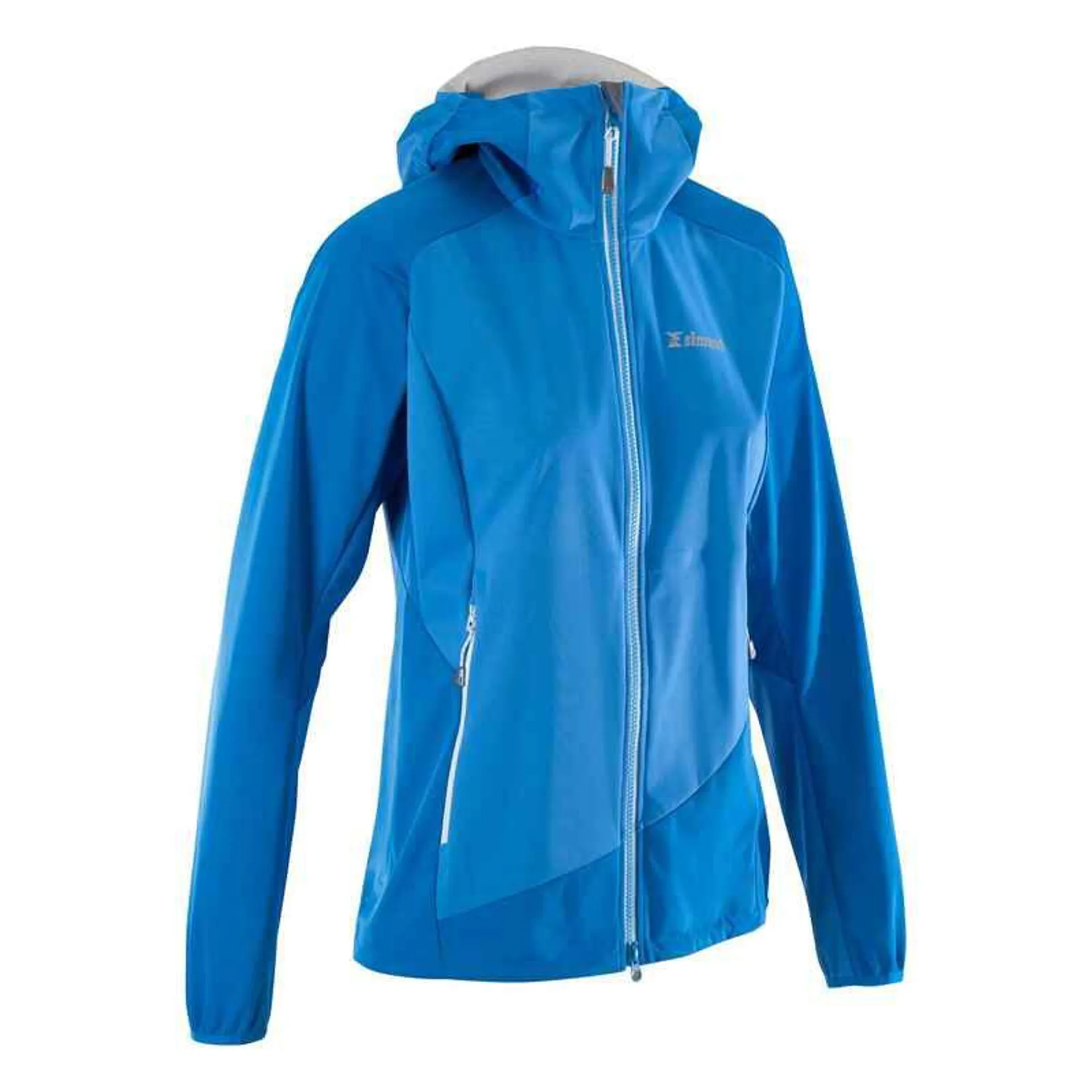 Dámska softshellová horolezecká bunda Alpinism Light modrá