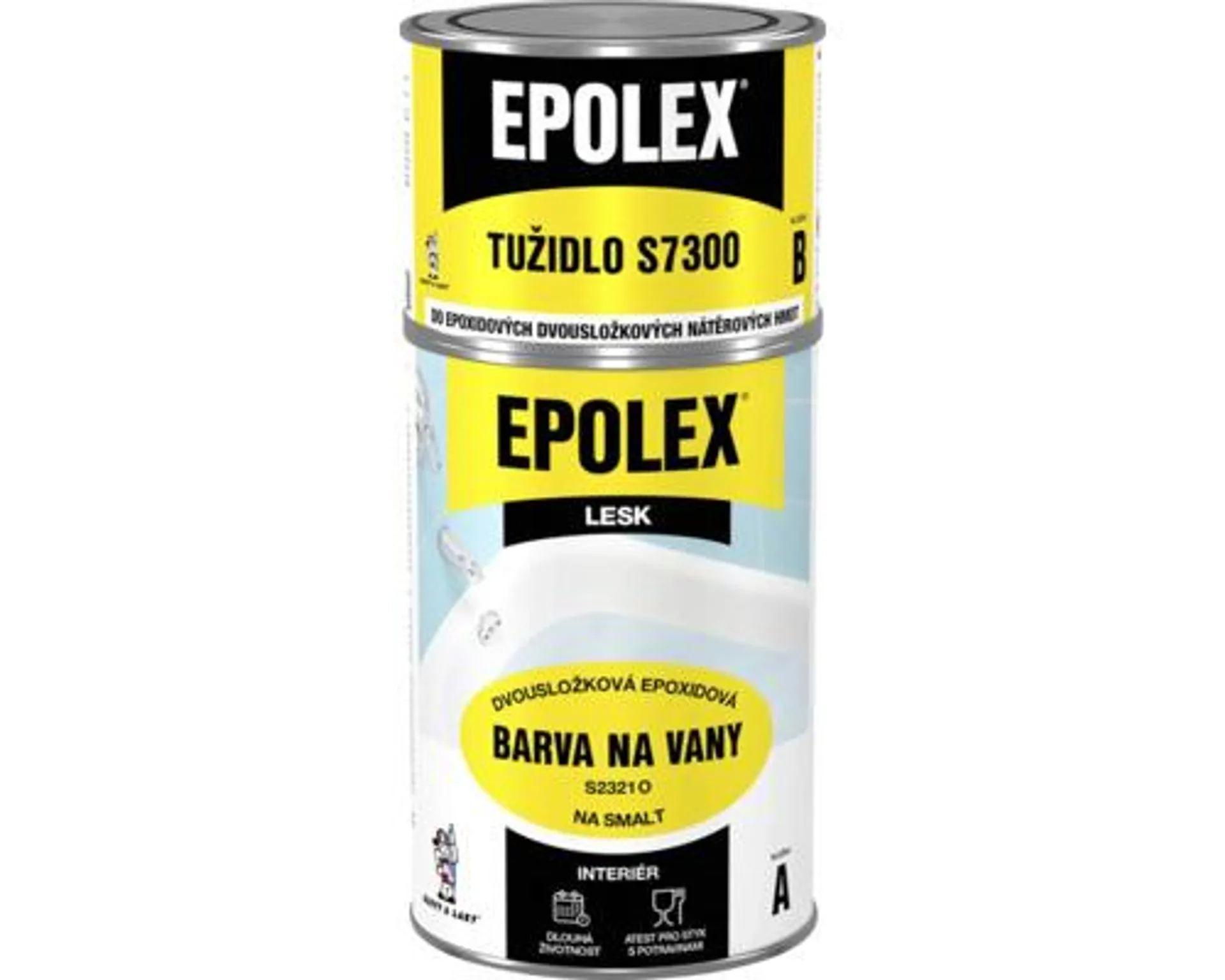 Farba na vane Epolex S2321O + tužidlo S7300 940 g