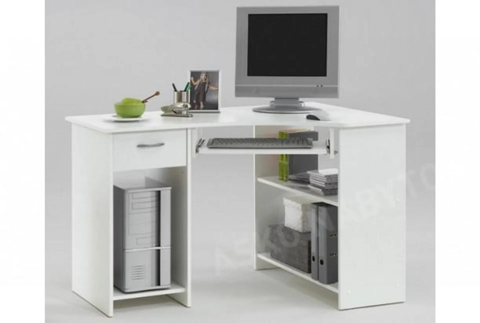 PC stôl Felix, biely