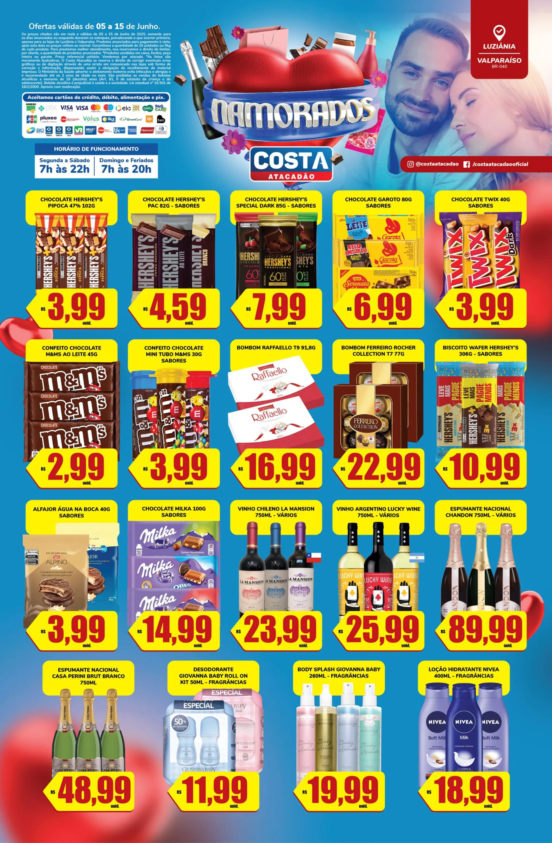 Encarte de Costa Atacadão Ofertas 6 de junho até 15 de junho 2025 - Pagina 