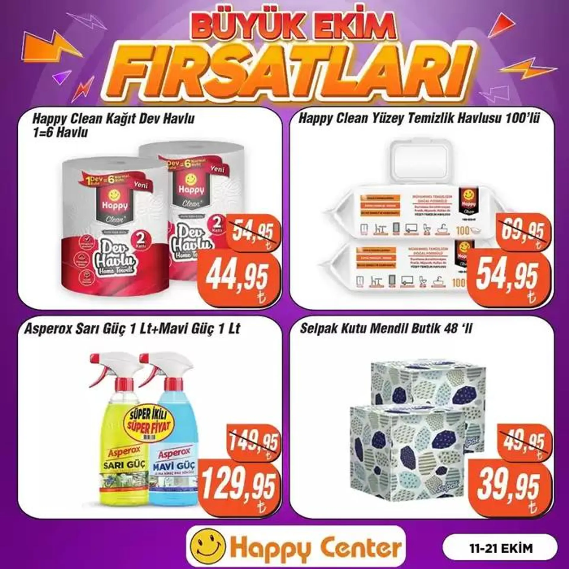 Katalog Happy Center katalog 22 Ekim - 5 Kasım 2024 - aktüel Sayfa 1