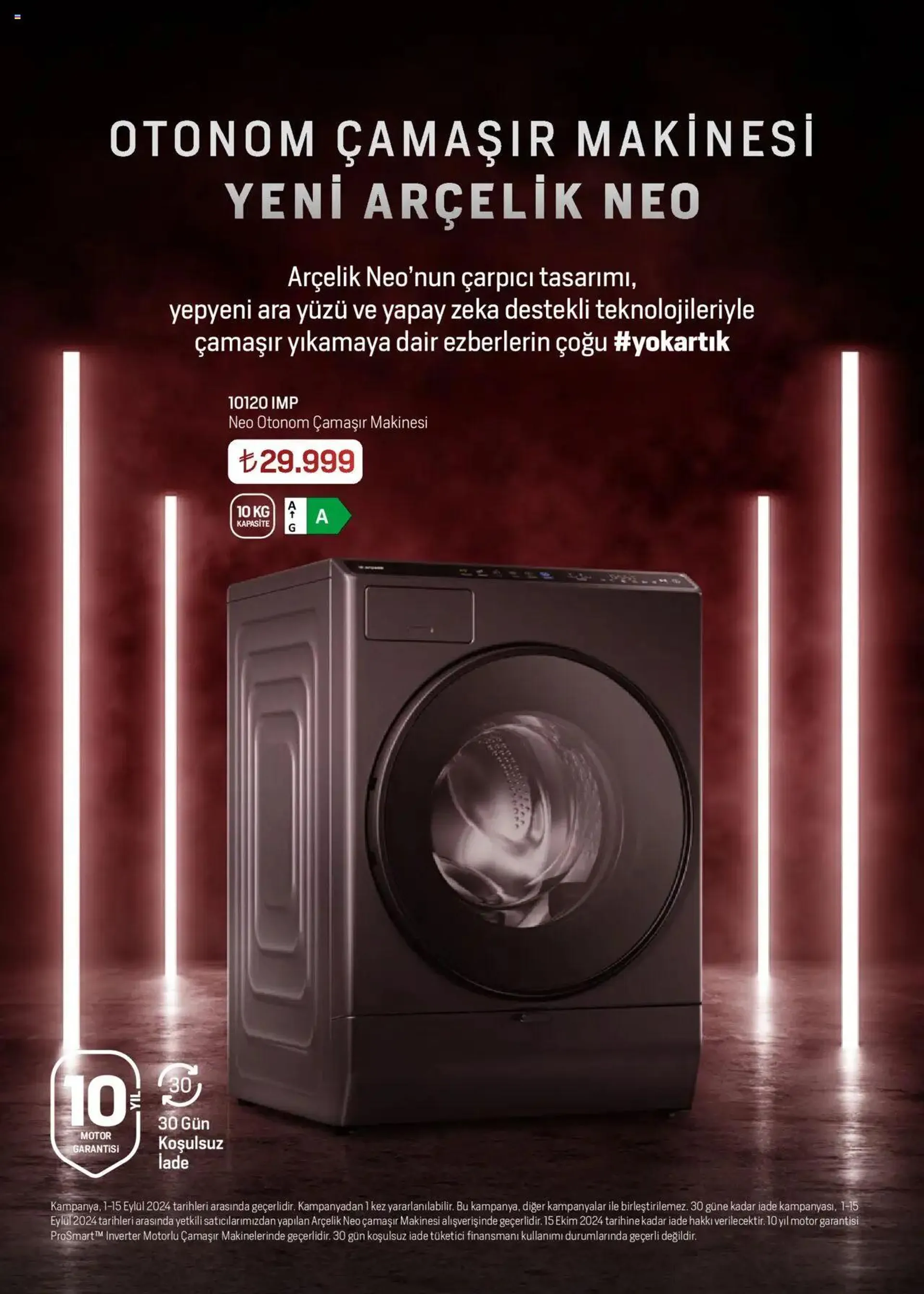 Katalog Arçelik Katalog 1 Eylül - 30 Eylül 2024 - aktüel Sayfa 18