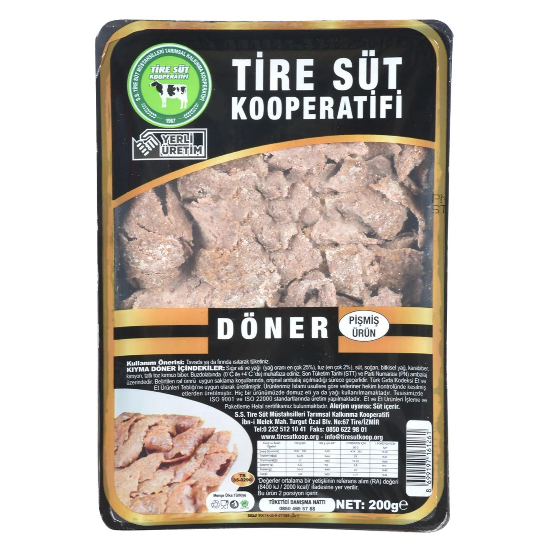 Tire Süt Kooperatifi Döner 200 G