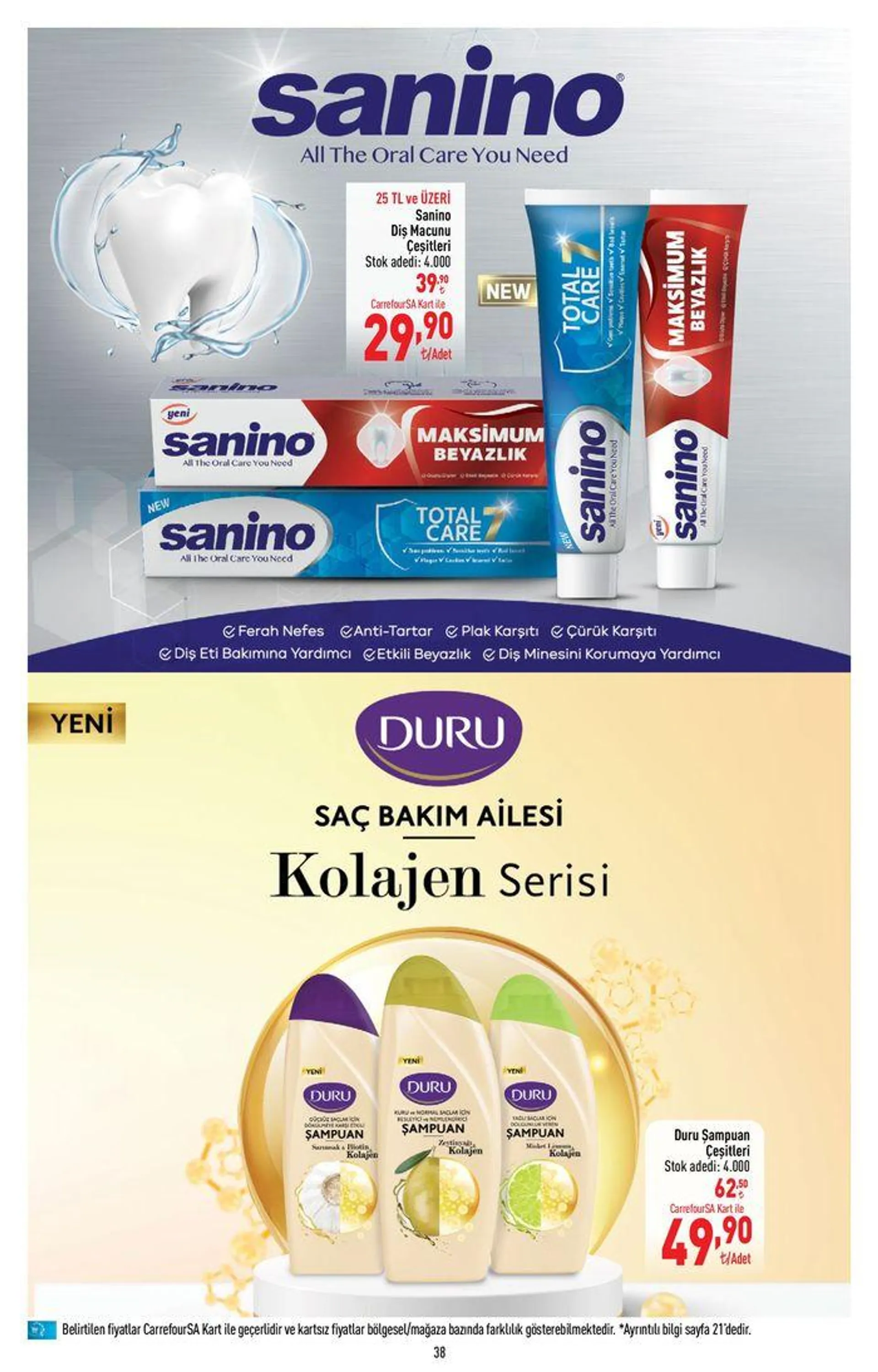 Katalog Carrefour Katalog 20 Haziran - 3 Temmuz 20 Haziran - 24 Haziran 2024 - aktüel Sayfa 38