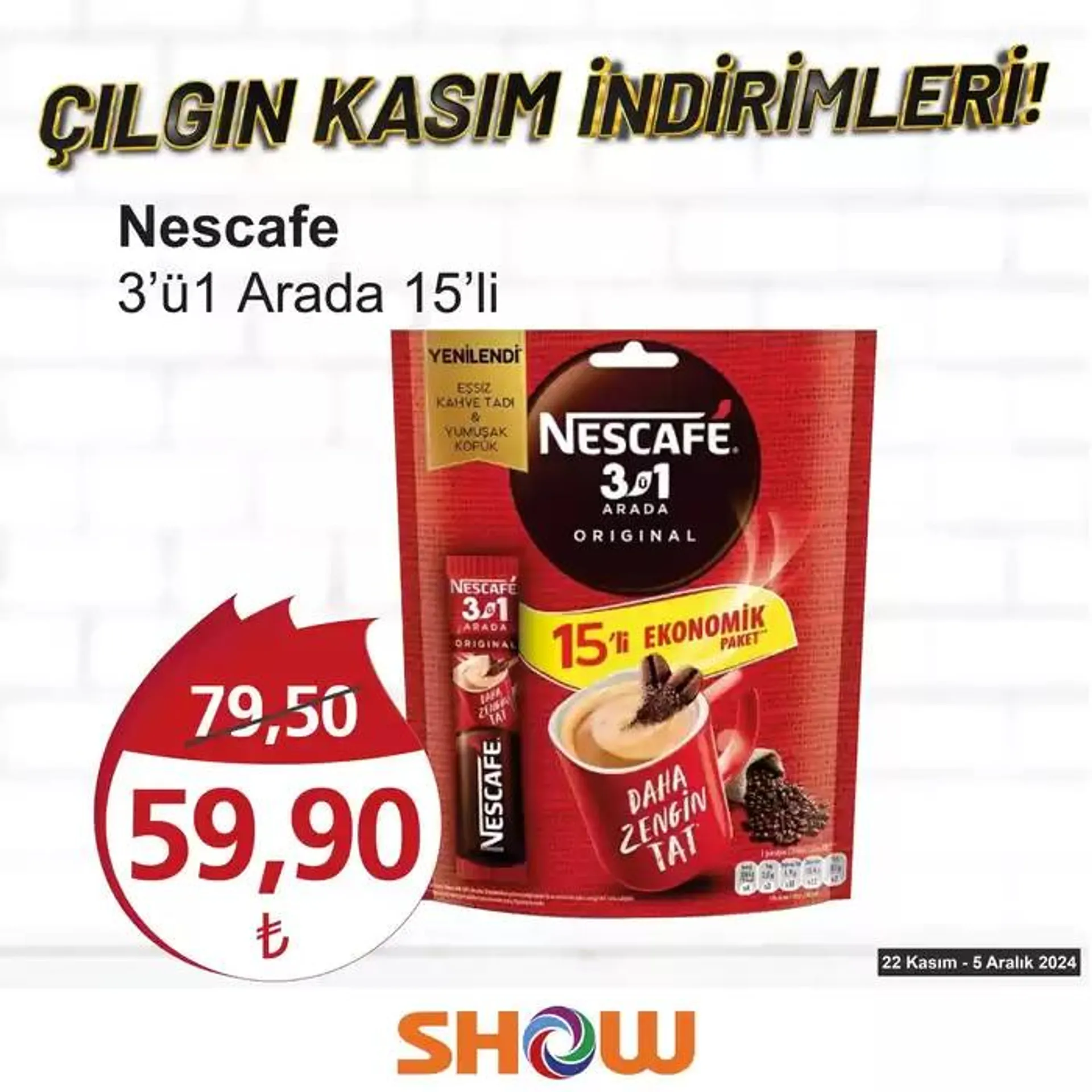 Katalog Show Market katalog 2 Aralık - 16 Aralık 2024 - aktüel Sayfa 6