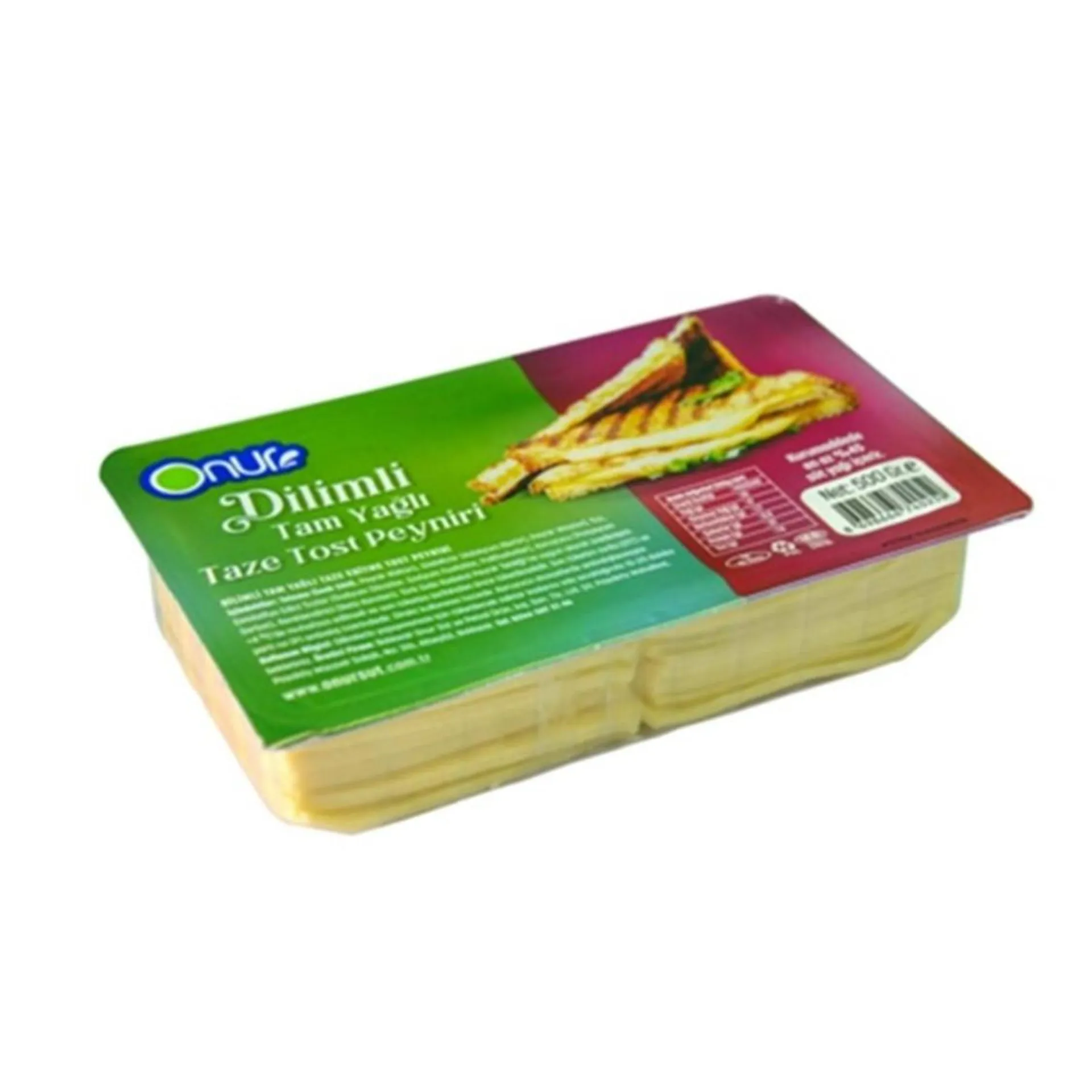 Onur Dilimli Tost Peyniri 500 Gr