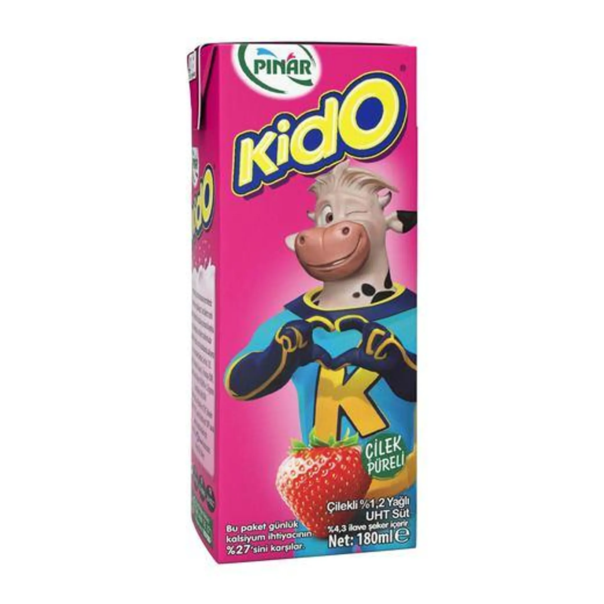 Pınar Kido Çilekli Süt 180 ml