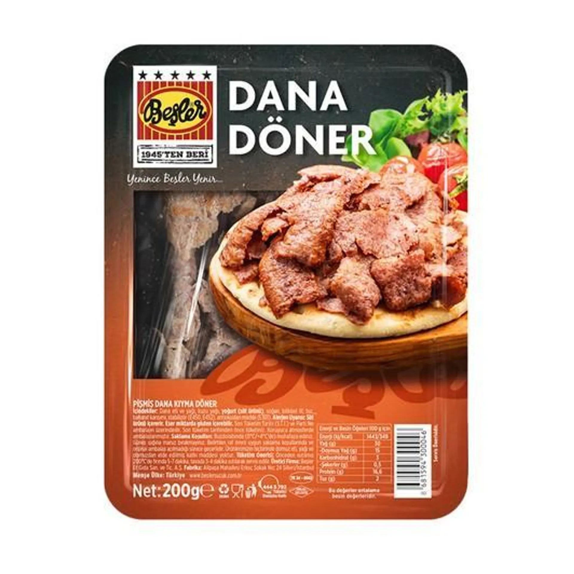 Beşler Döner 200 gr