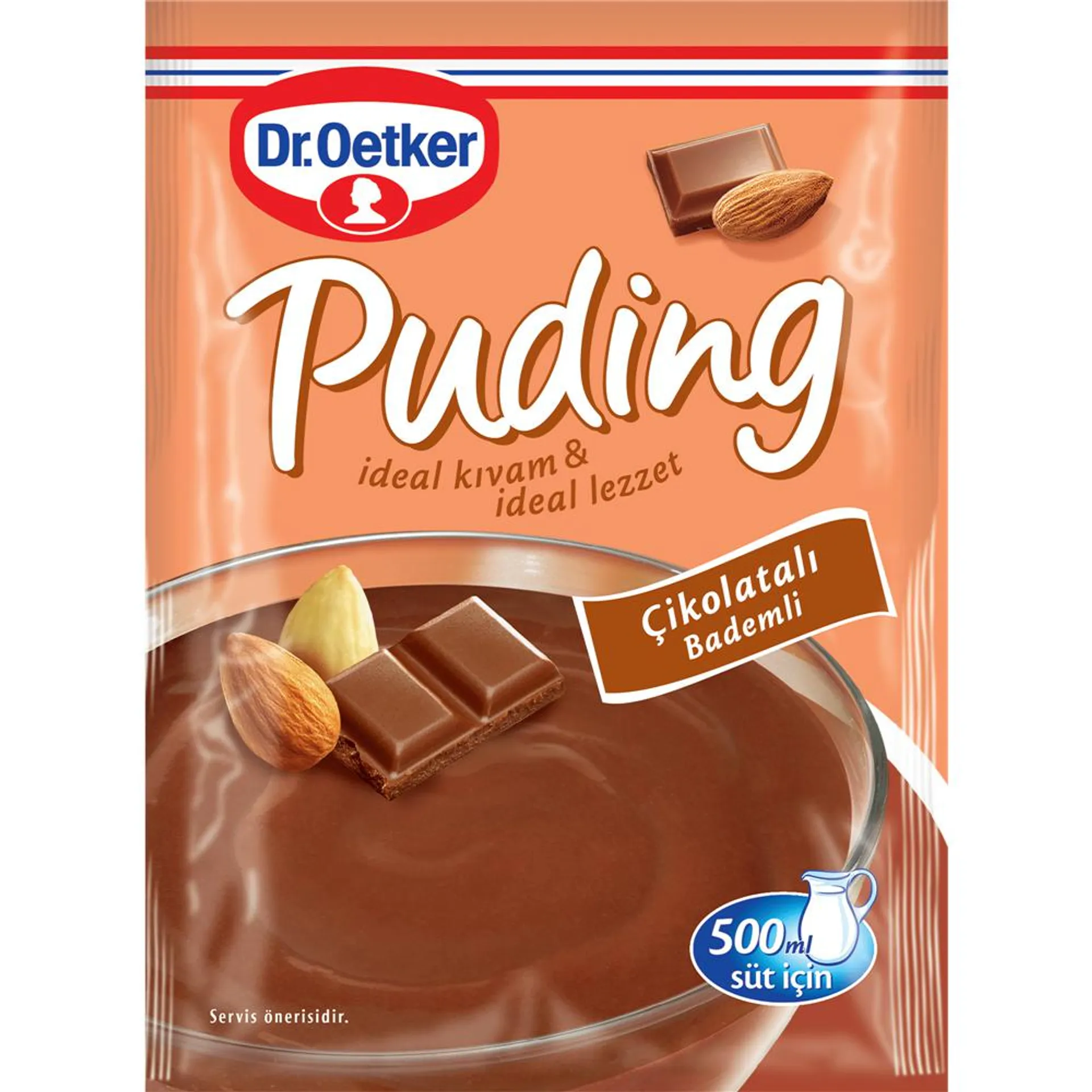 Dr.Oetker Puding Çikolatalı Bademli 104 g