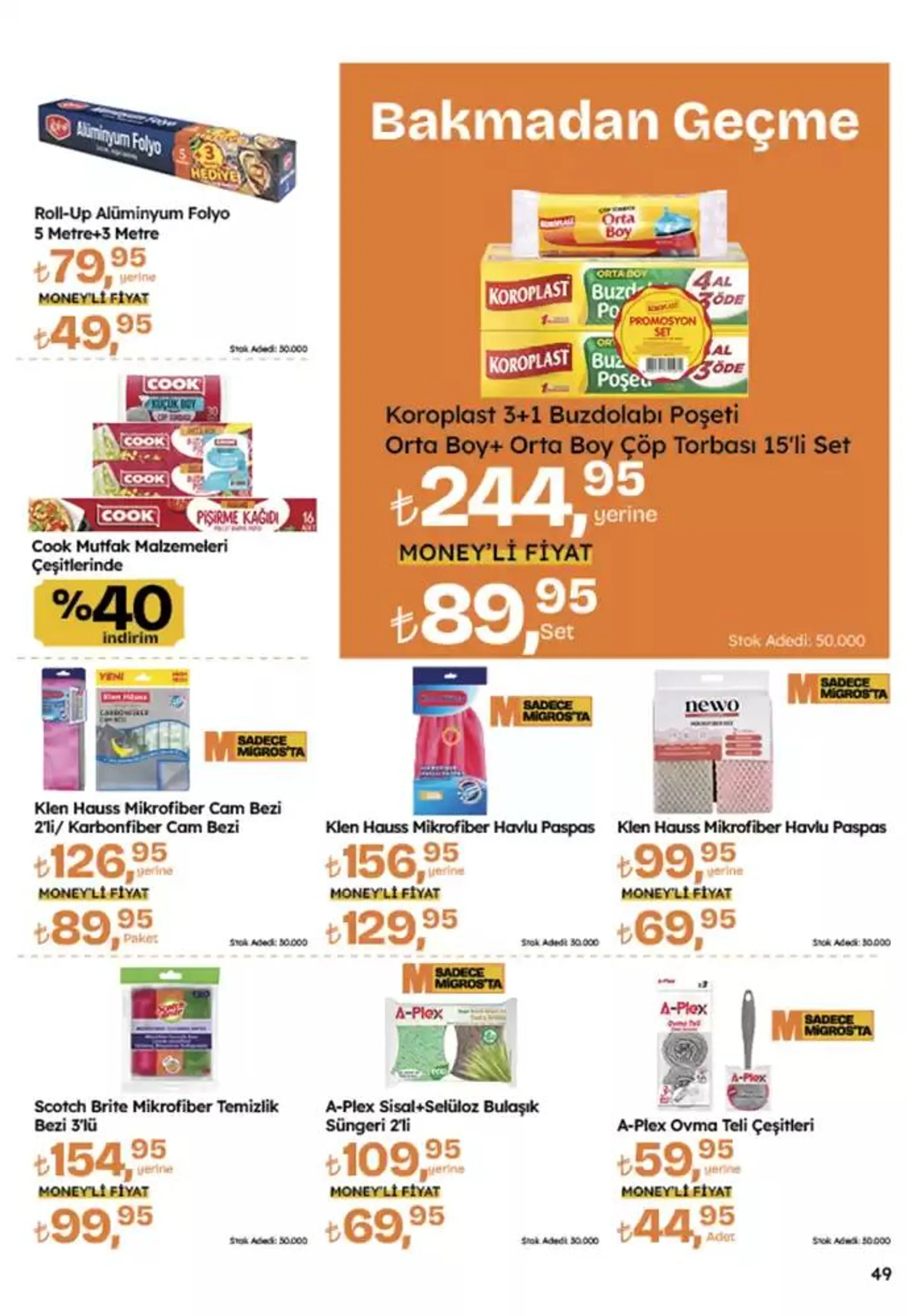 Katalog Migros katalog 7 Kasım - 20 Kasım 2024 - aktüel Sayfa 49