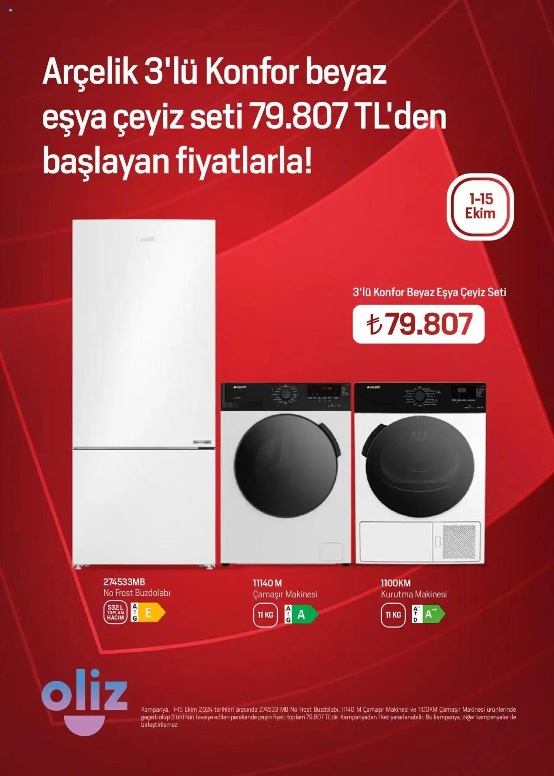 Katalog Arçelik Katalog 1 Ekim - 15 Ekim 2024 - aktüel Sayfa 7