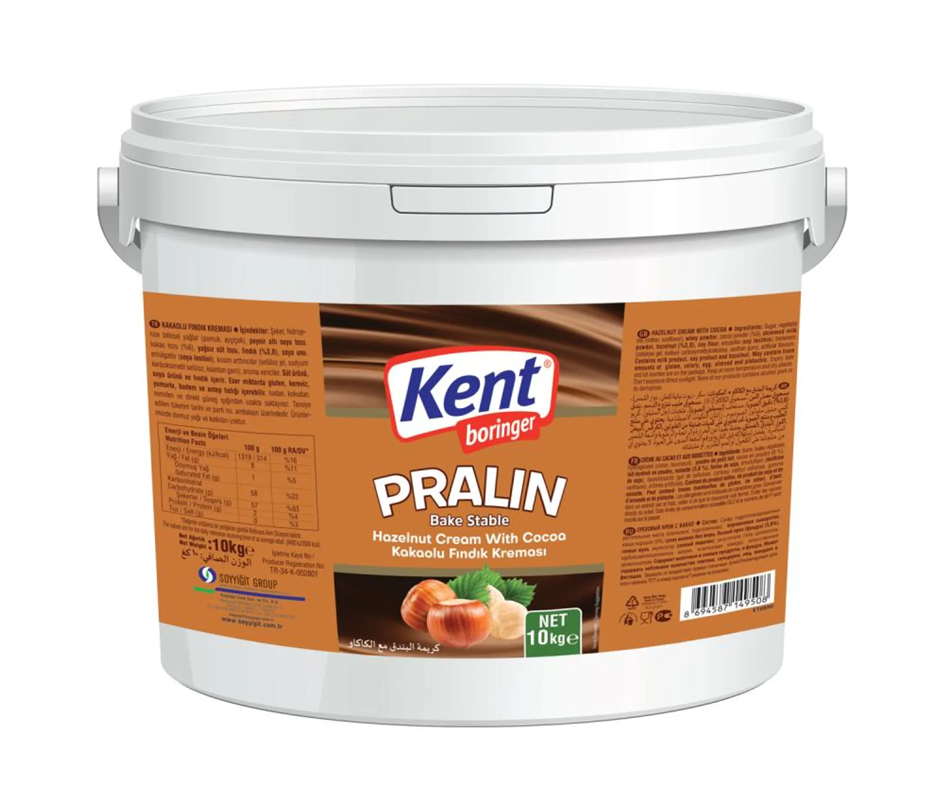 Kent Boringer Pralin 10 kg