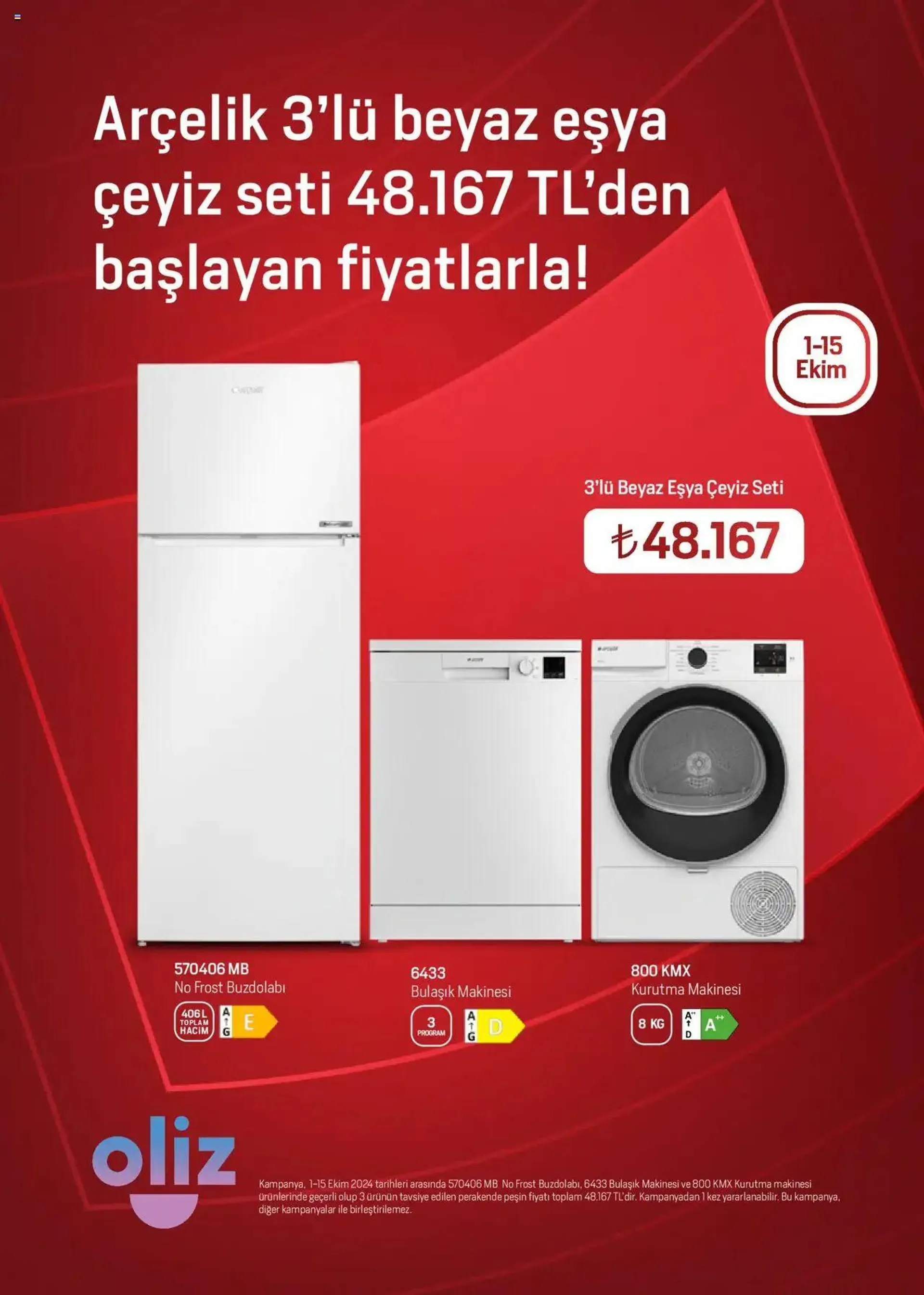 Katalog Arçelik Katalog 1 Ekim - 15 Ekim 2024 - aktüel Sayfa 3