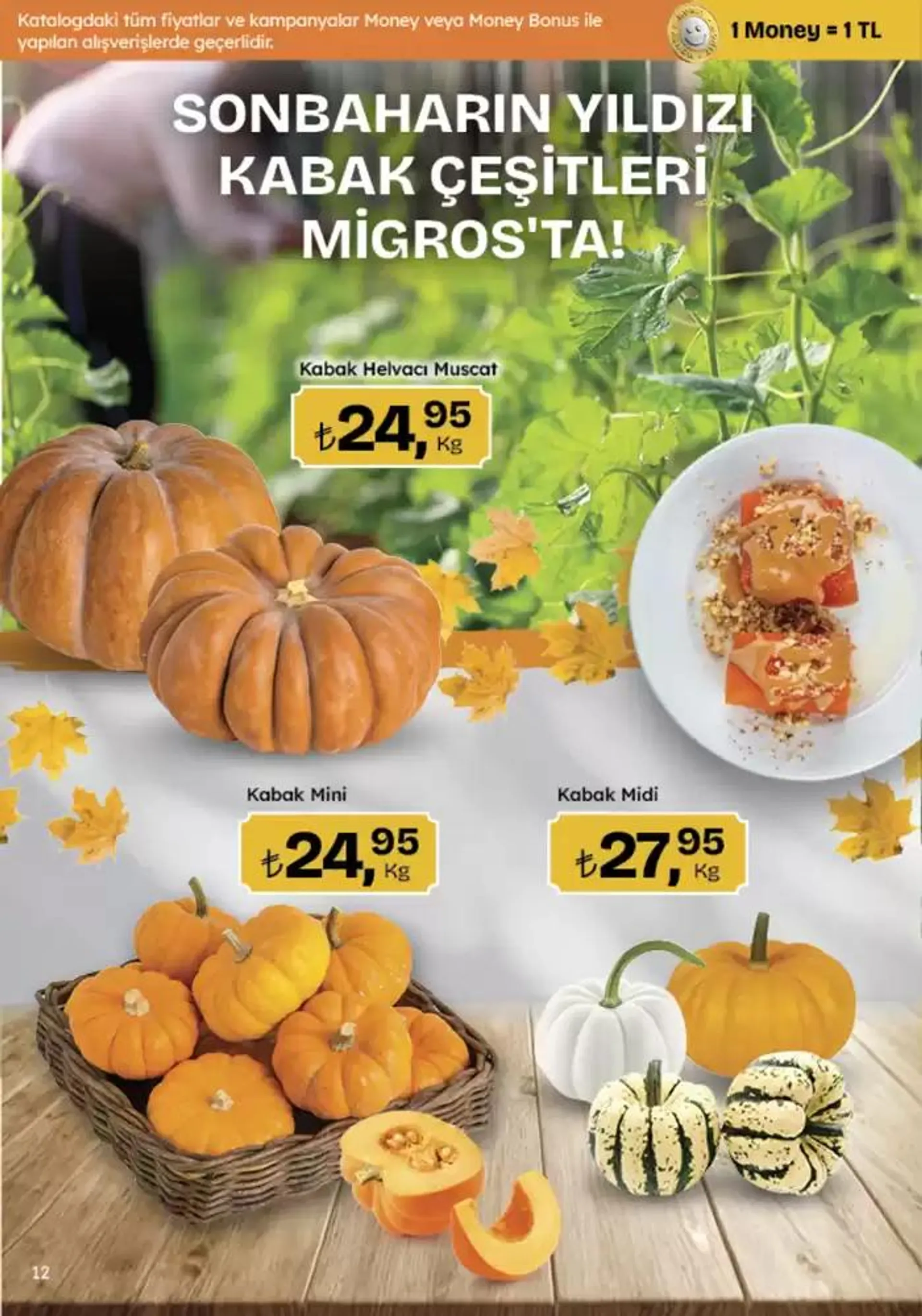 Katalog Migros katalog 24 Ekim - 7 Kasım 2024 - aktüel Sayfa 12