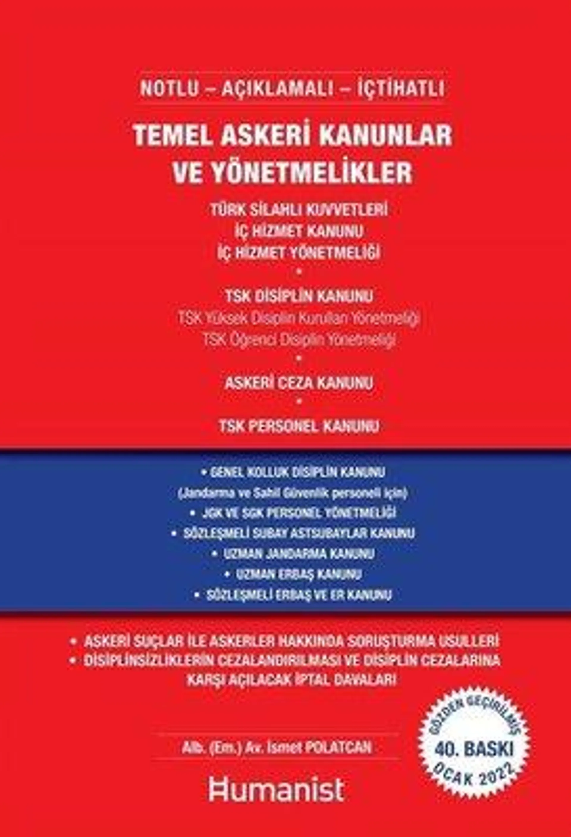 Temel Askeri Kanunlar ve Yönetmelikler