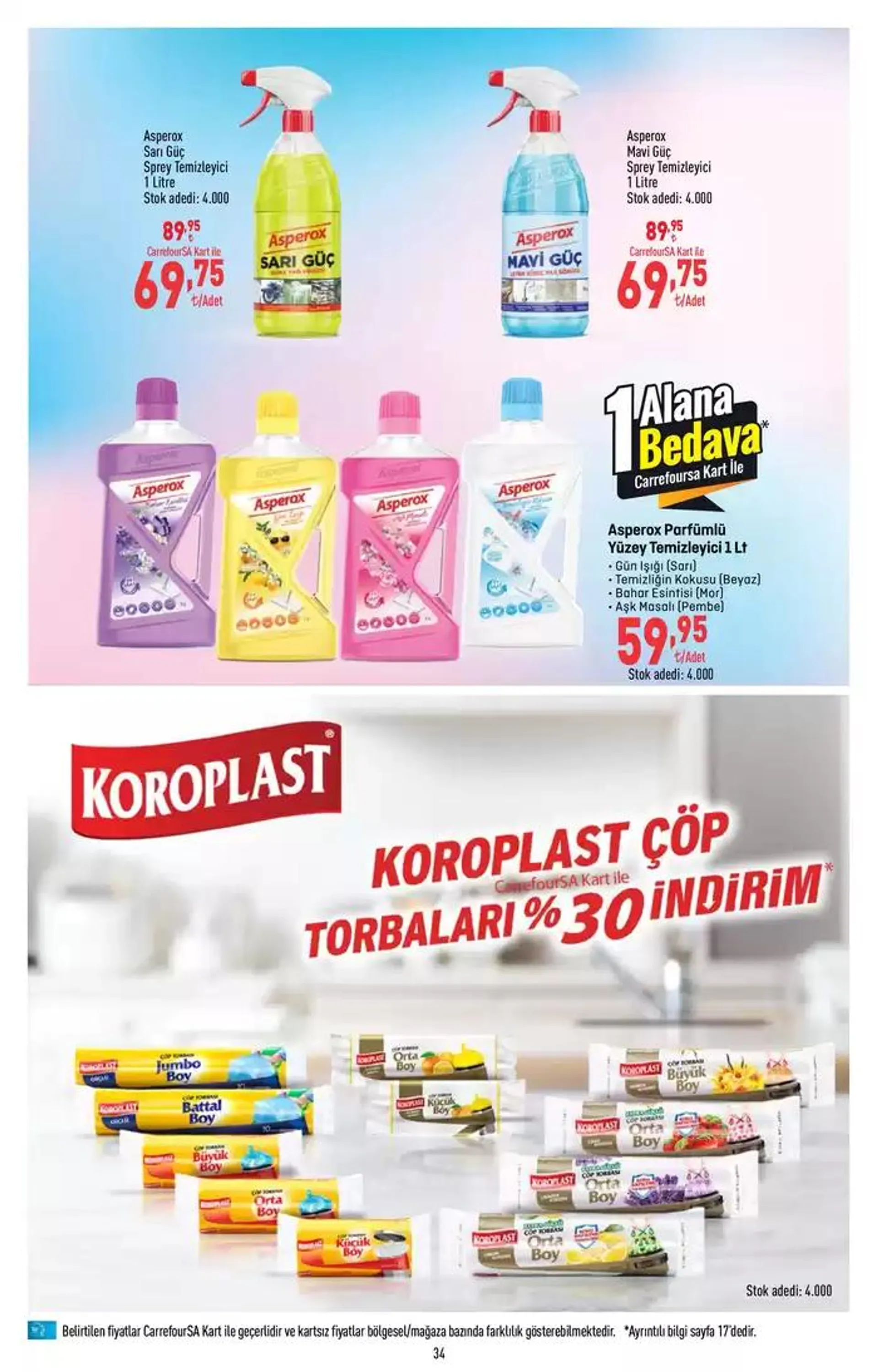 Katalog Carrefour Katalog 24 Ekim - 6 Kasım 21 Ekim - 27 Ekim 2024 - aktüel Sayfa 34