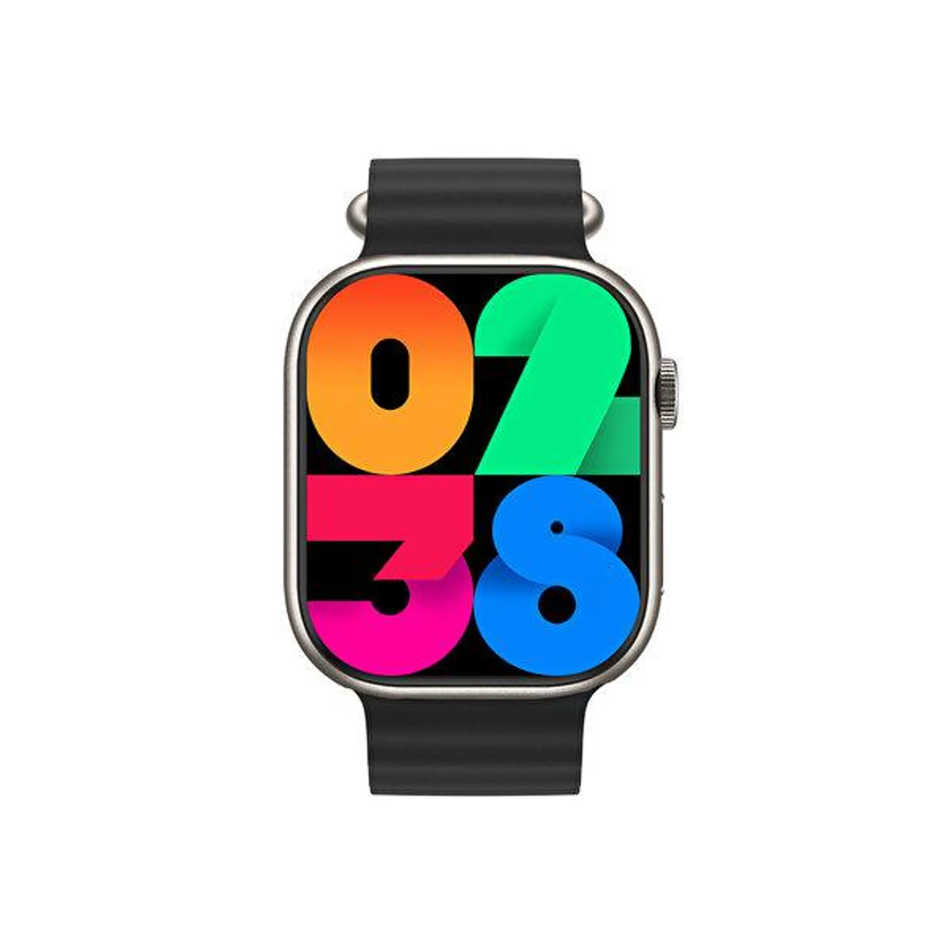 2023 Watch 9 Pro Amoled Ekran Android iOS Uyumlu Siyah Akıllı Saat