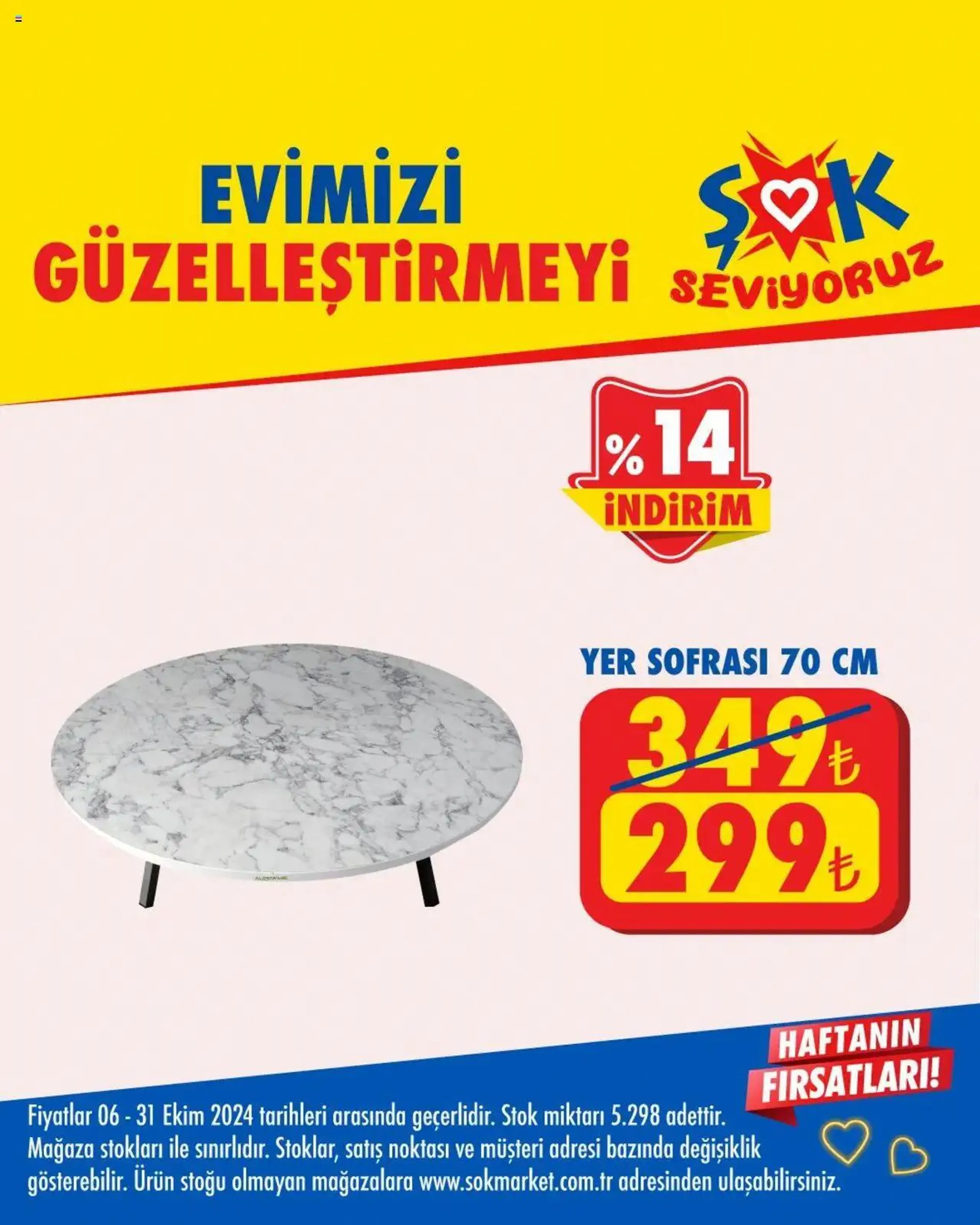 Katalog Şok Market indirim - evimizi 6 Ekim - 31 Ekim 2024 - aktüel Sayfa 7