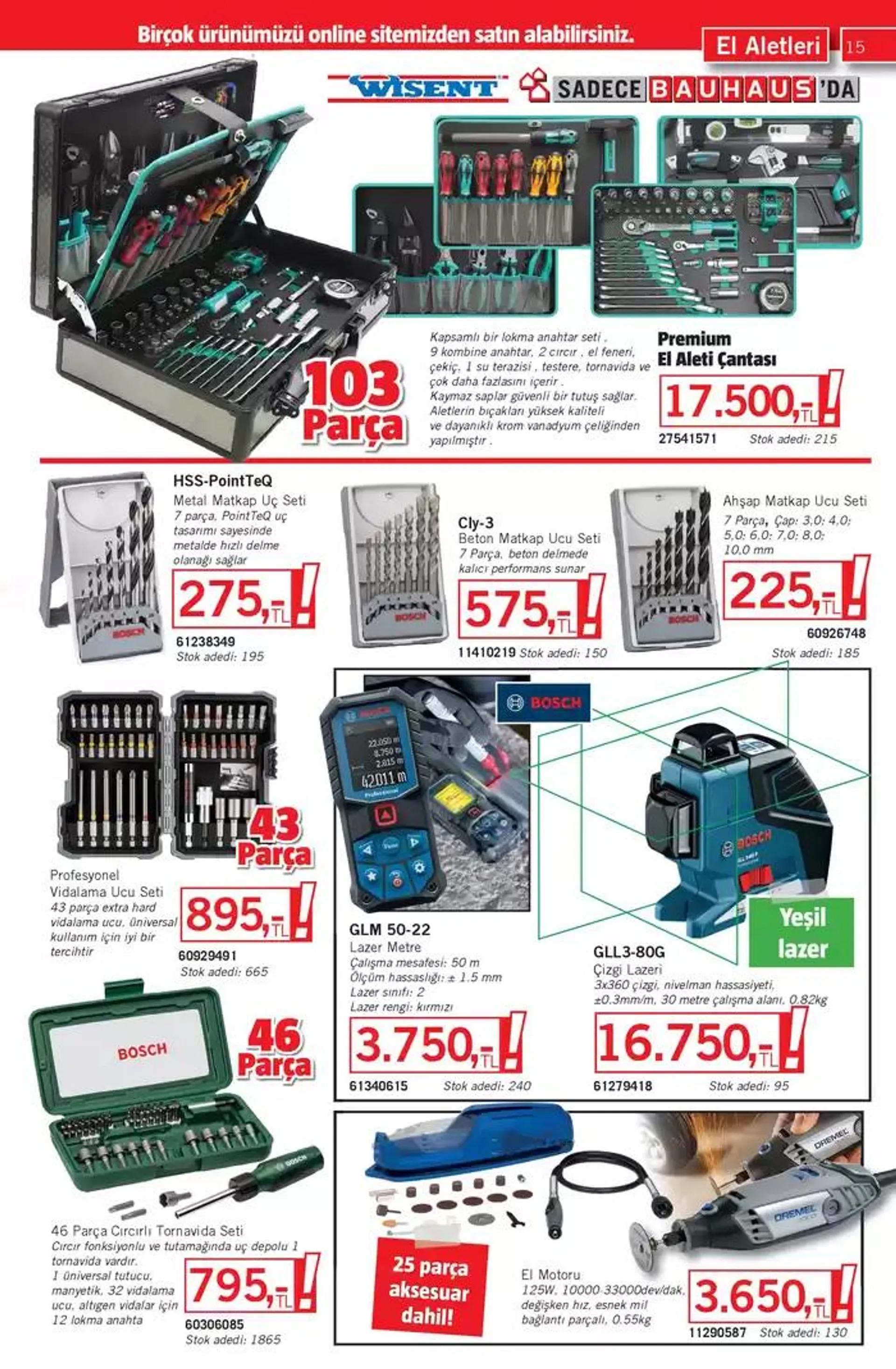 Katalog Bauhaus Daha iyisi için 7 Ekim - 1 Kasım 2024 - aktüel Sayfa 15