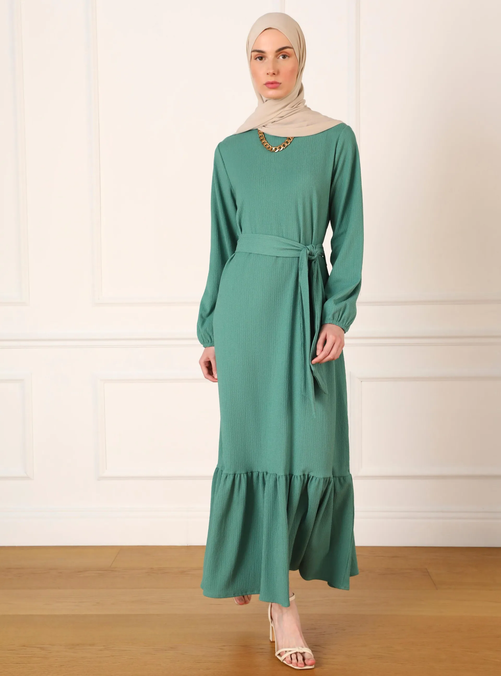 Green Almon - Modest Dress