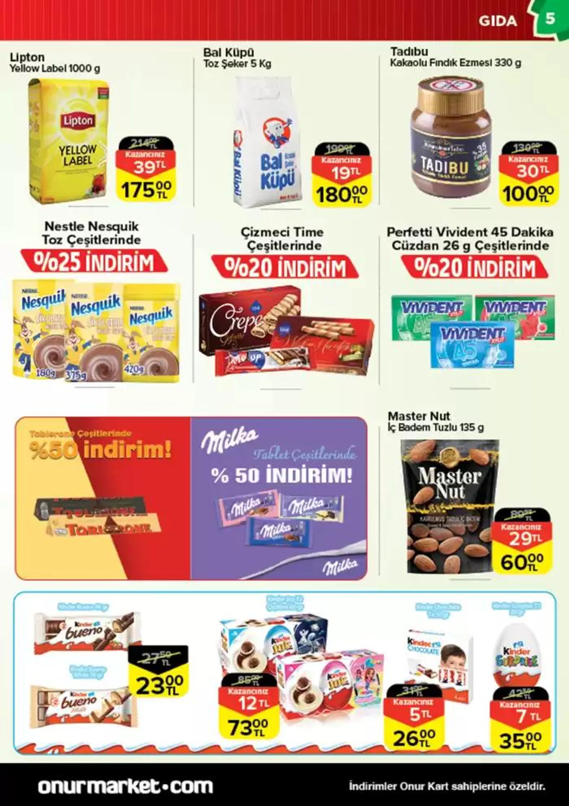 Katalog Onur Market Katalog 10 Ekim - 24 Ekim 2024 - aktüel Sayfa 5