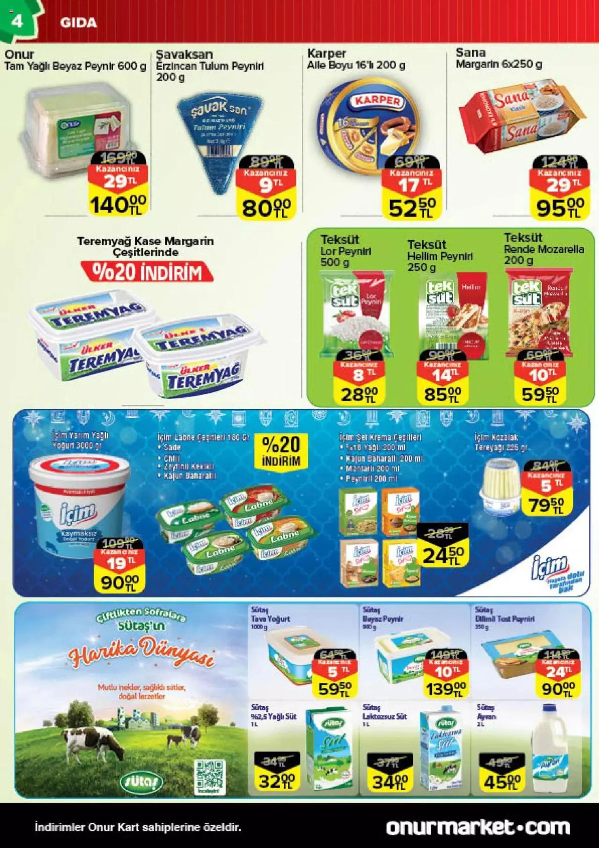 Katalog Onur Market Katalog Bursa 11 Nisan - 24 Nisan 2024 - aktüel Sayfa 4