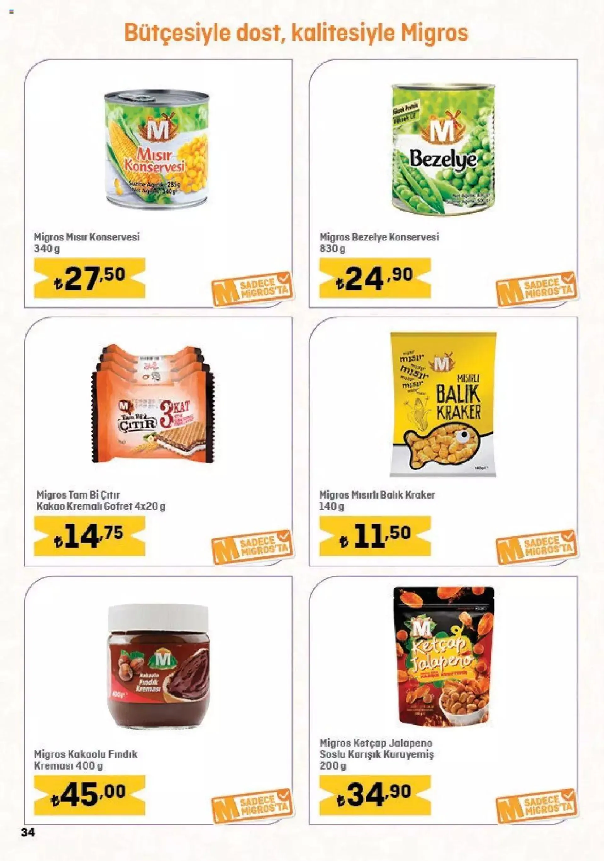 Katalog Migros Katalog - 5M Migroskop 1 Şubat - 14 Şubat 2024 - aktüel Sayfa 34