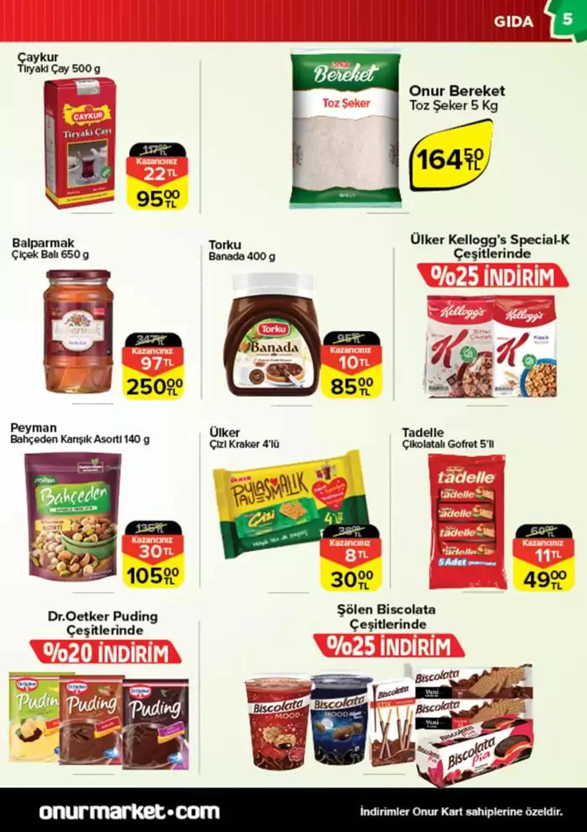 Katalog Onur Market Katalog 24 Ekim - 6 Kasım 2024 - aktüel Sayfa 5