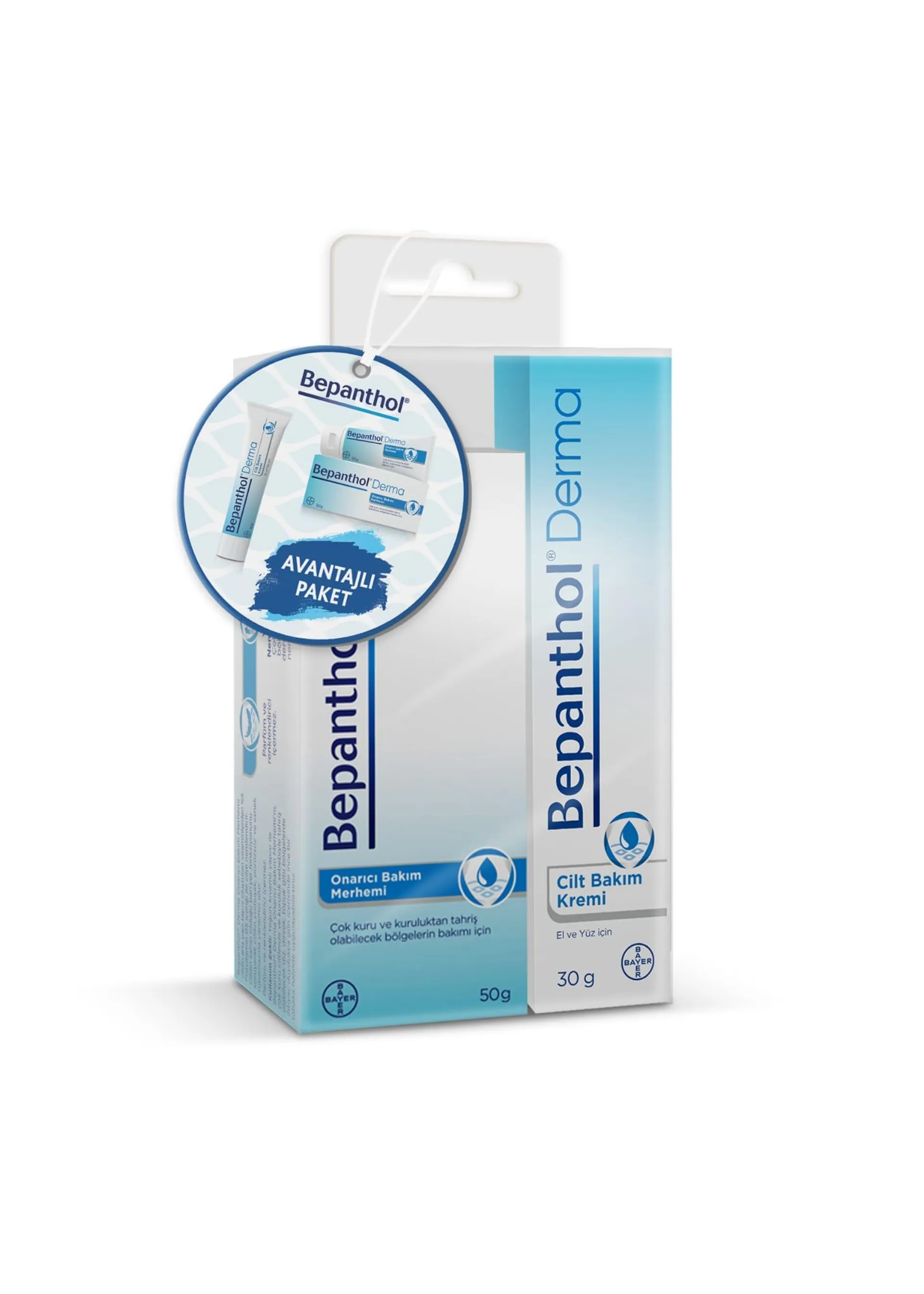 Bepanthol Cilt B.Kremi 30 Gr+Onarıcı B.MErhemi 50 Gr