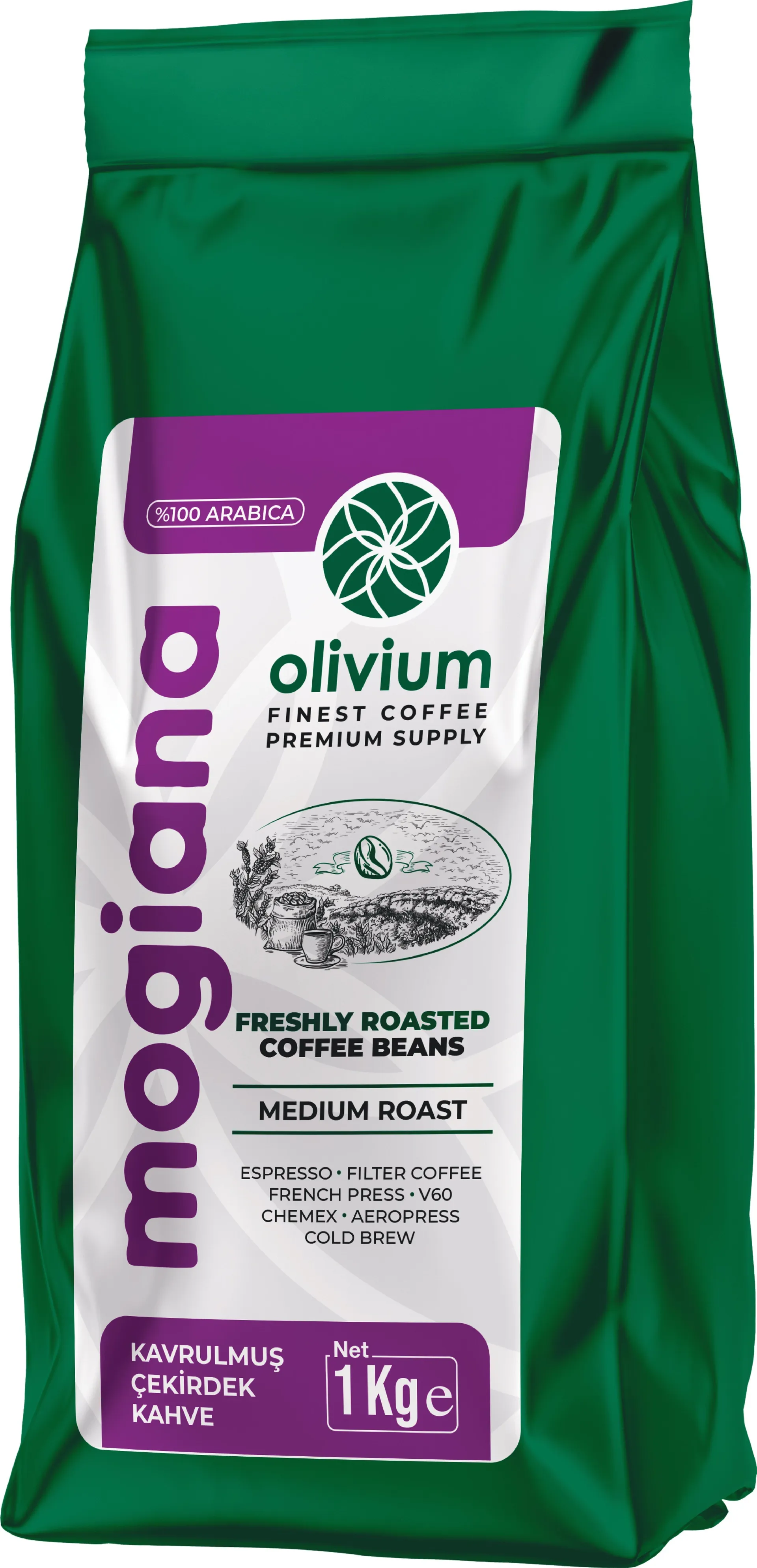 Olivium Mogiana Çekirdek Kahve 1 kg