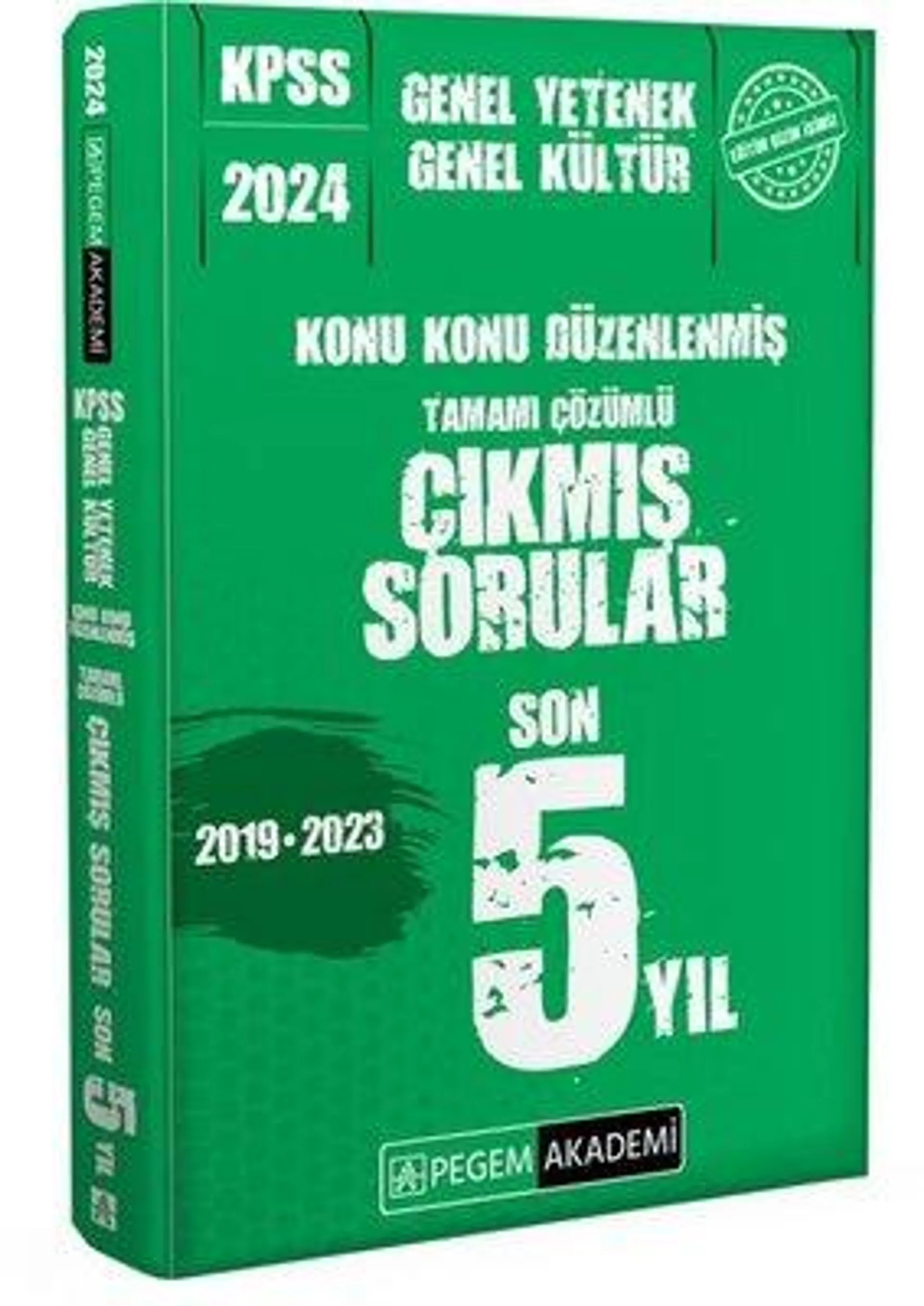 2024 KPSS Genel Yetenek Genel Kültür Konu Konu Düzenlenmiş Tamamı Çözümlü Çıkmış Sorular Son 5 Sınav