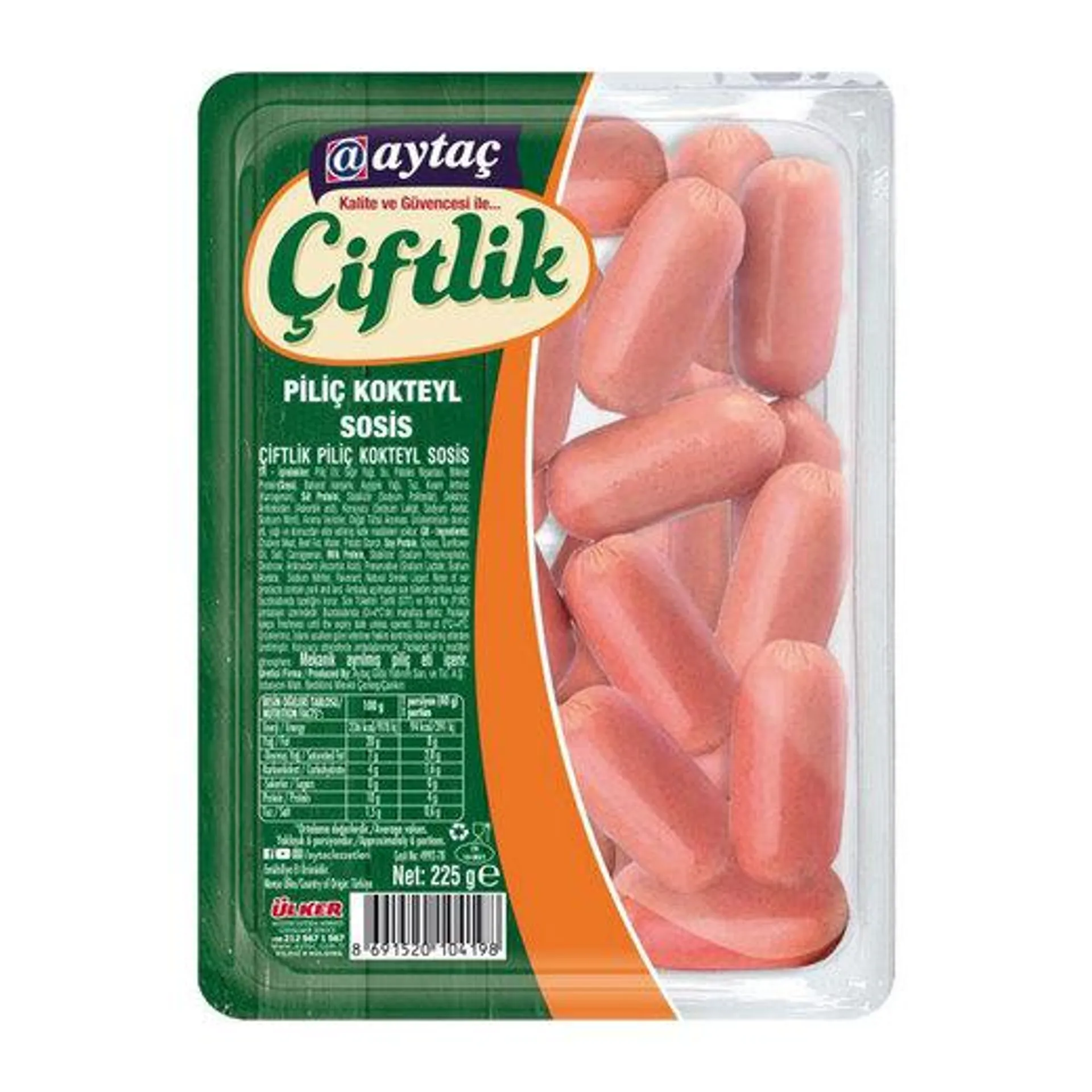 Aytaç Sosis Çiftlik 225 gr