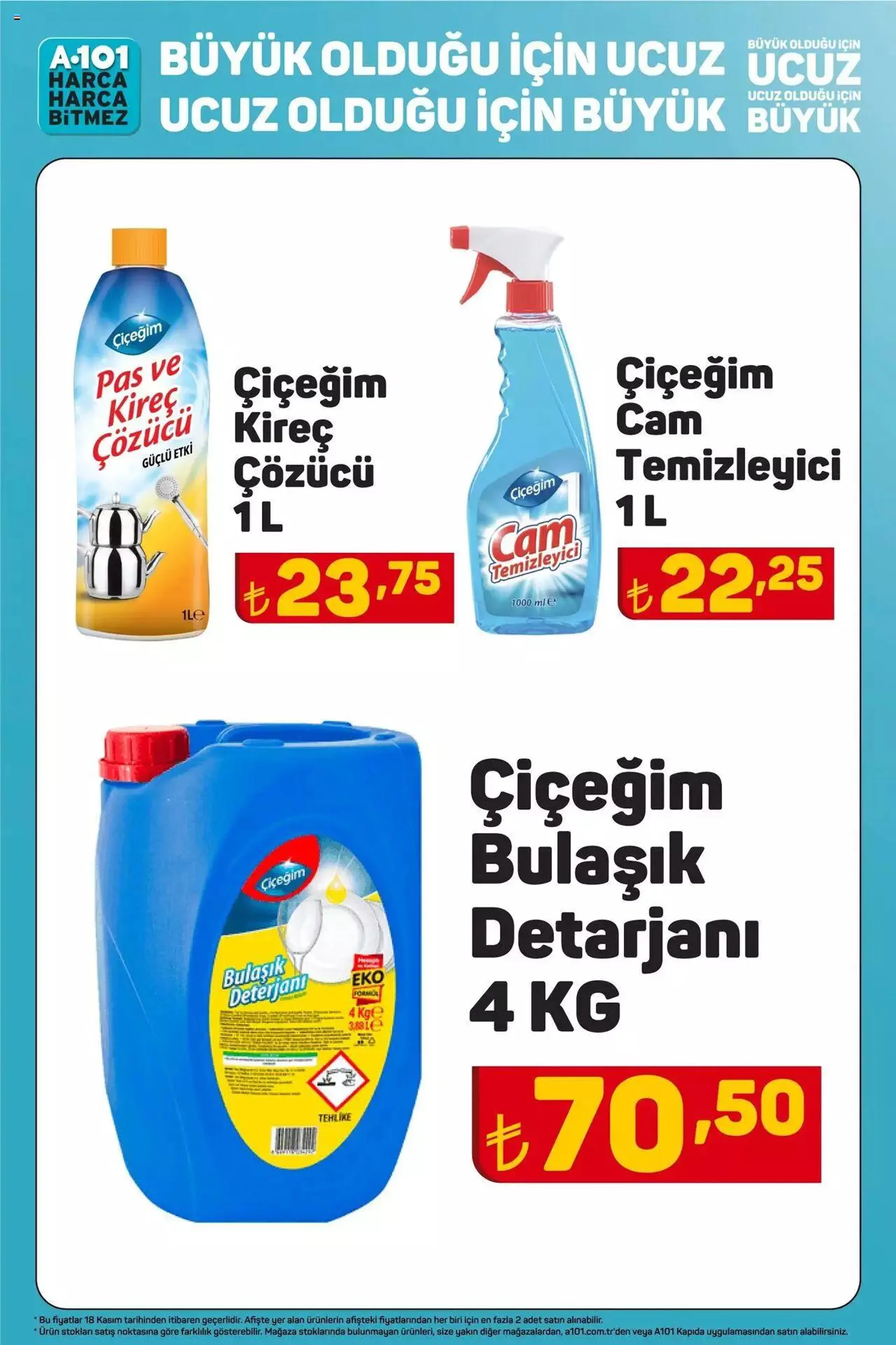 Katalog A101 Katalog Büyük olduğu için UCUZ 18 Kasım - 24 Kasım 2023 - aktüel Sayfa 7