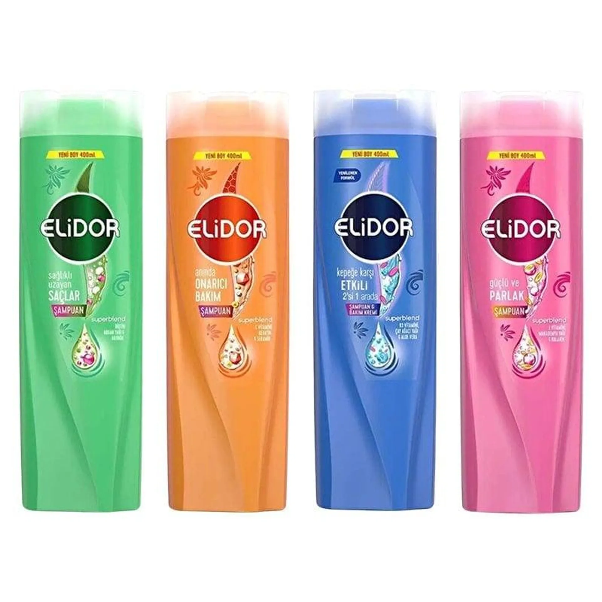 Elidor Superblend Saç Bakım Şampuanı Çeşitleri 400 Ml