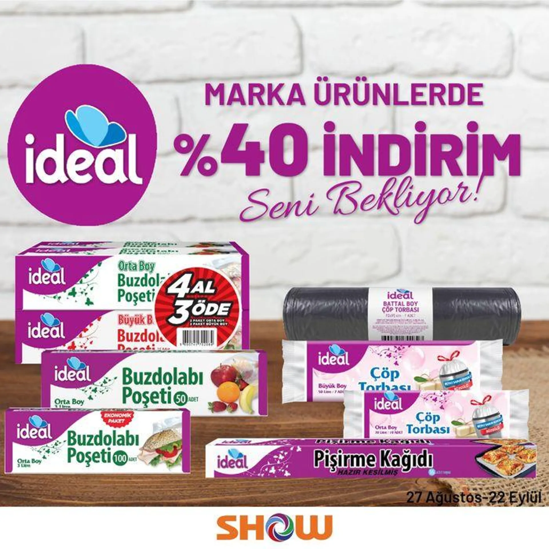 MARKA ÜRÜNLERDE %40 iNDiRiM - 1