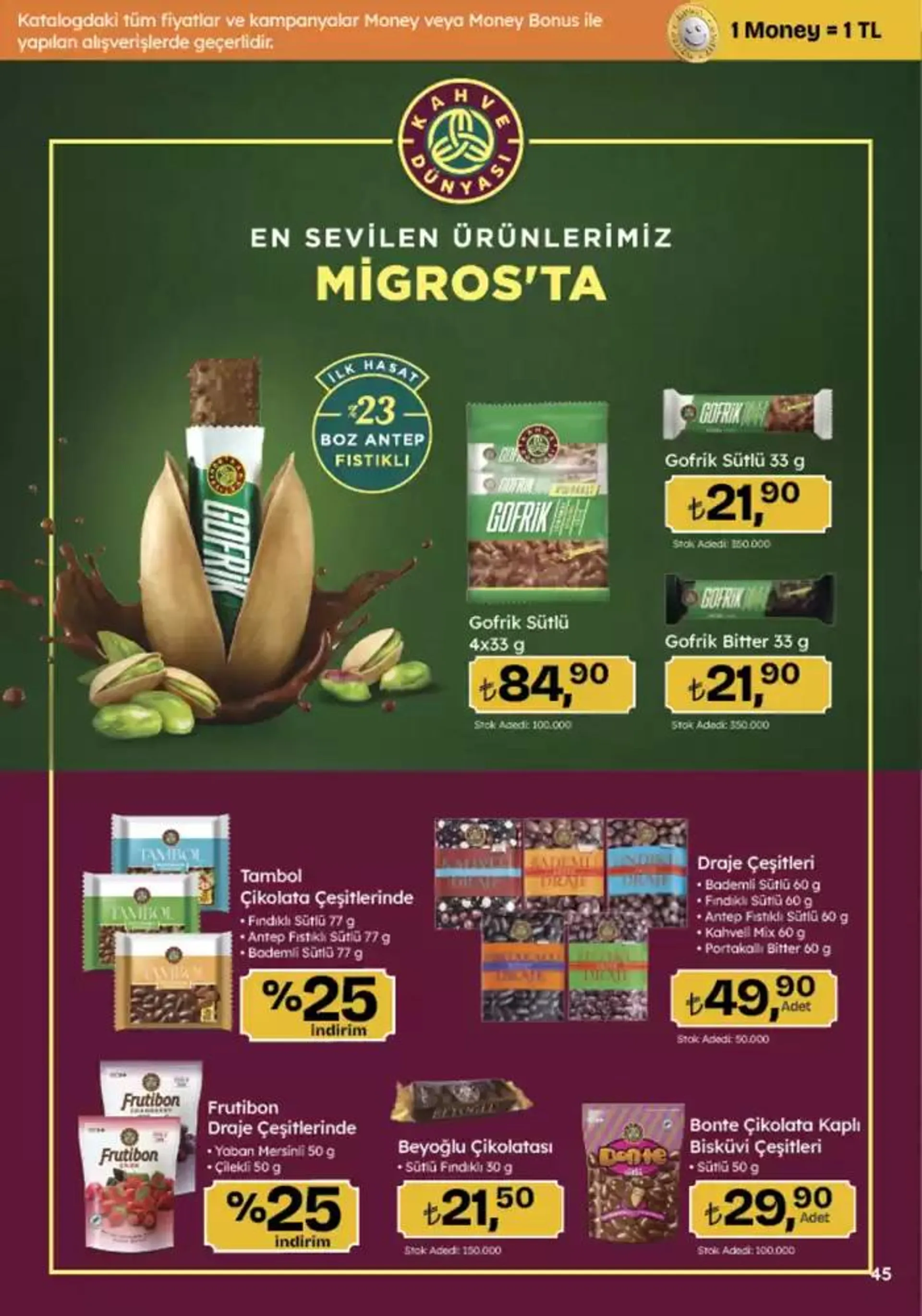 Katalog Migros katalog 24 Ekim - 7 Kasım 2024 - aktüel Sayfa 45