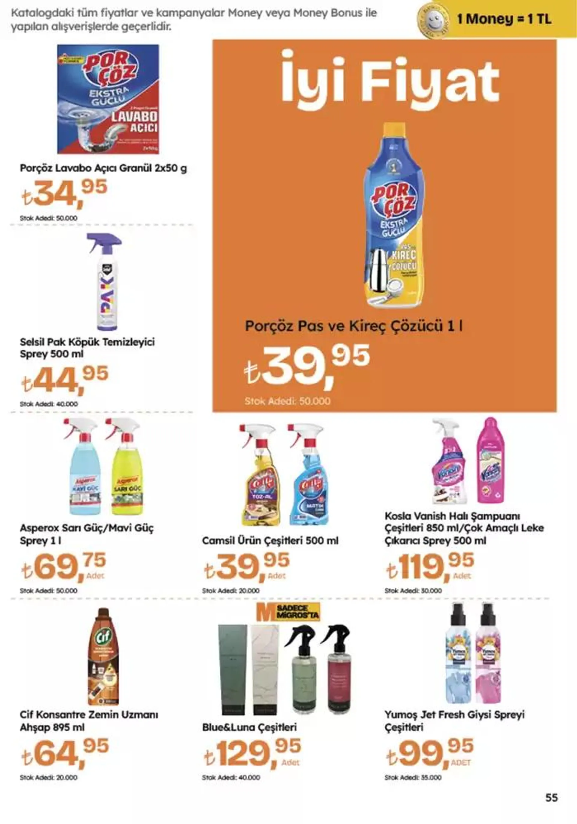 Katalog Migros katalog 25 Ekim - 8 Kasım 2024 - aktüel Sayfa 55