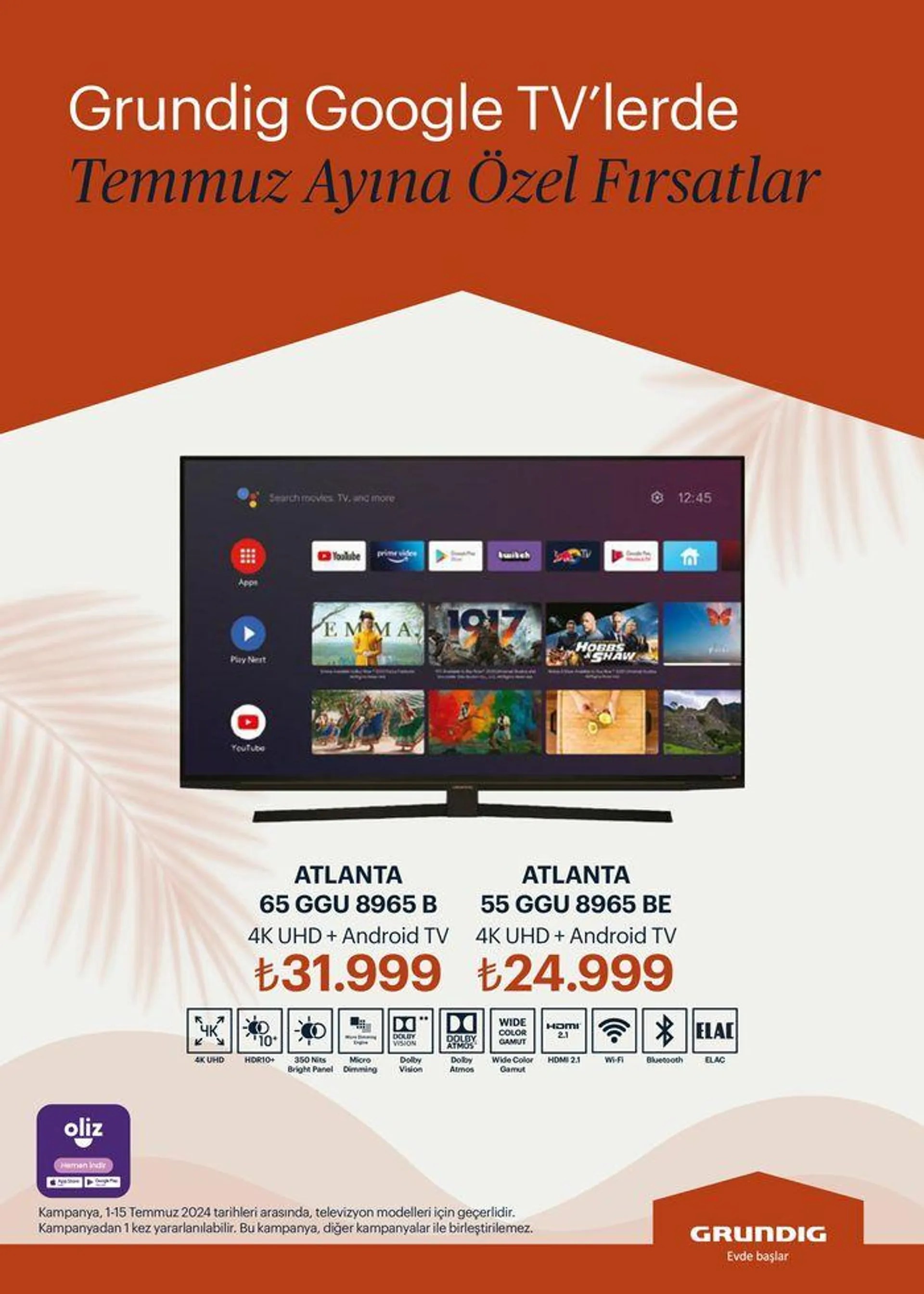 Katalog Arçelik Genel Kataloğu 4 Temmuz - 18 Temmuz 2024 - aktüel Sayfa 105