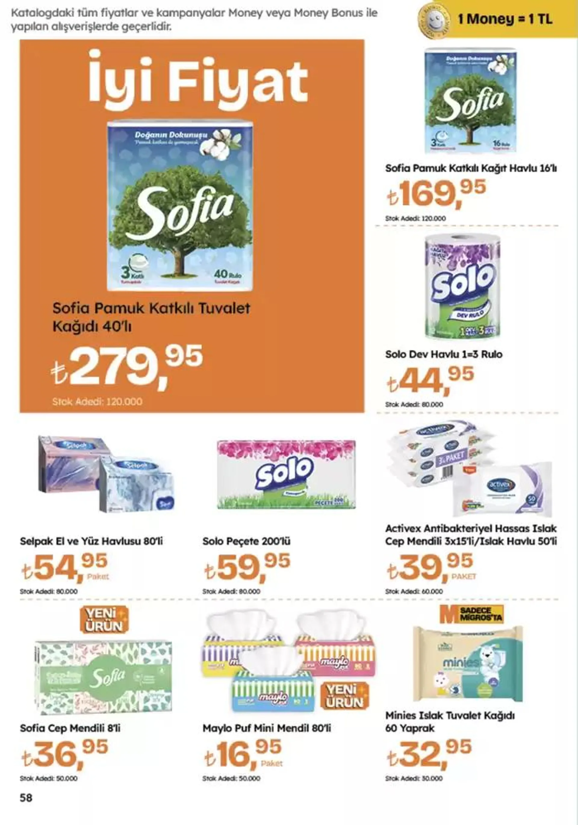 Katalog Migros katalog 24 Ekim - 7 Kasım 2024 - aktüel Sayfa 58