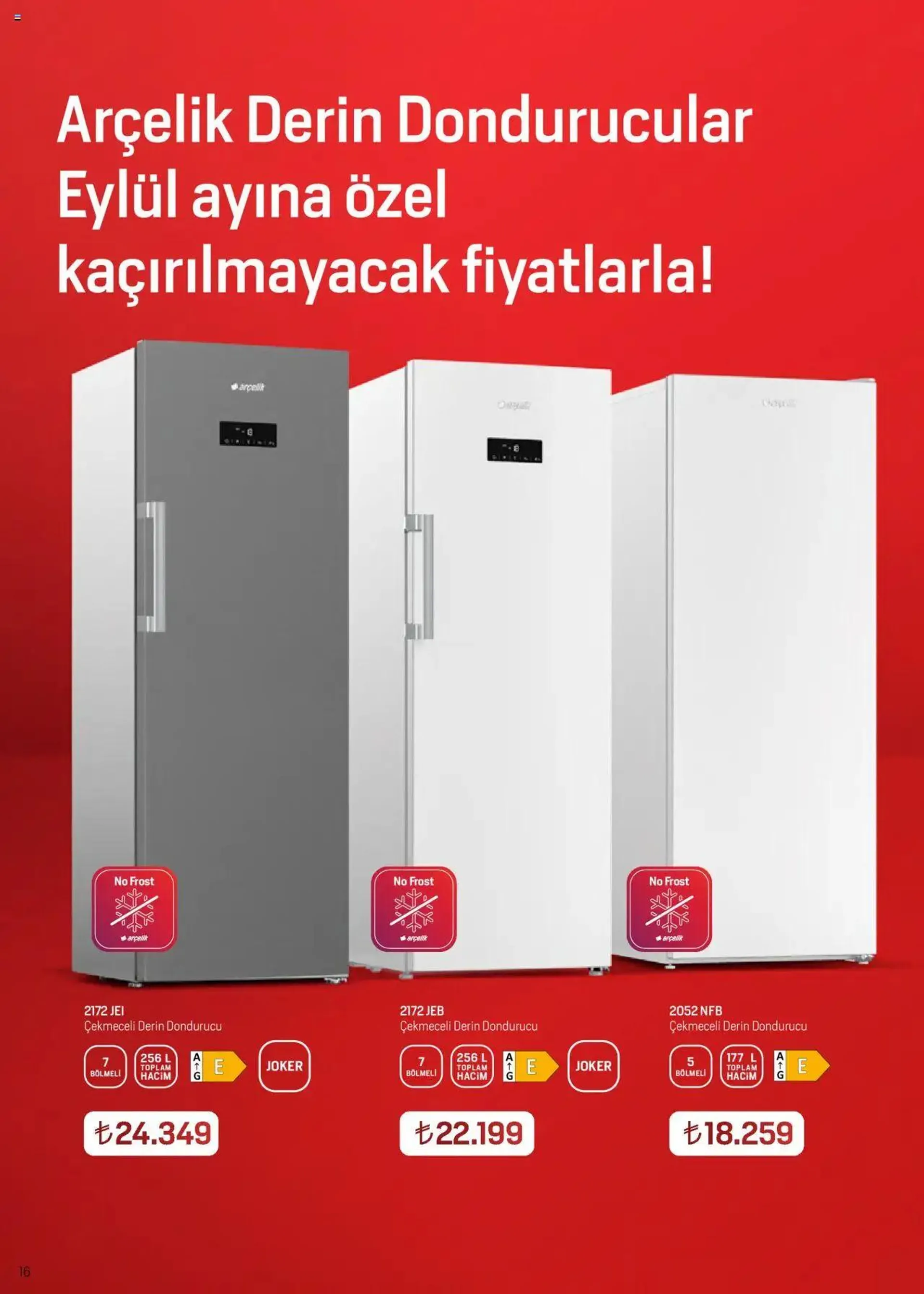 Katalog Arçelik Katalog 1 Eylül - 30 Eylül 2024 - aktüel Sayfa 16