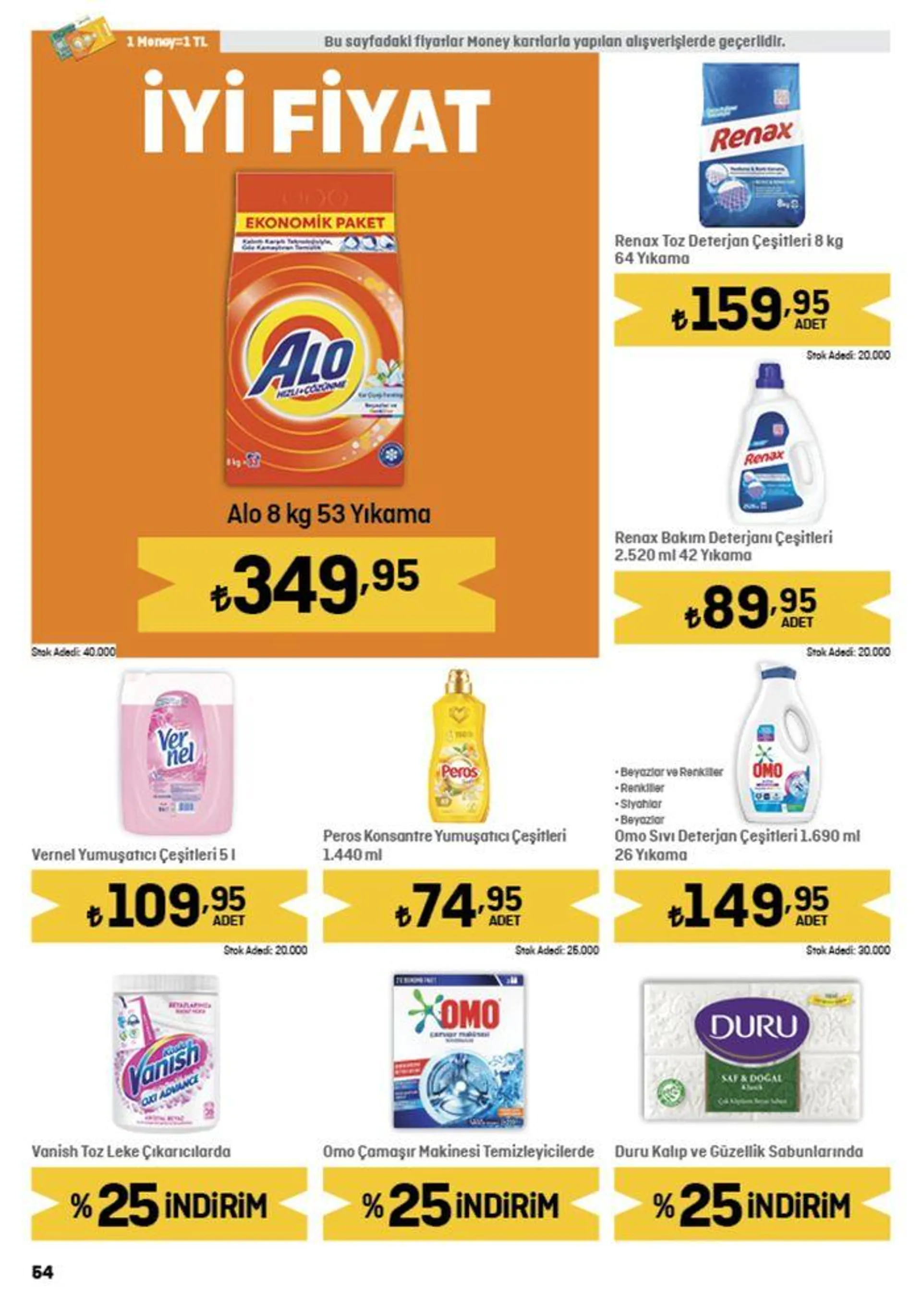 Katalog Migros katalog 5 Temmuz - 19 Temmuz 2024 - aktüel Sayfa 54