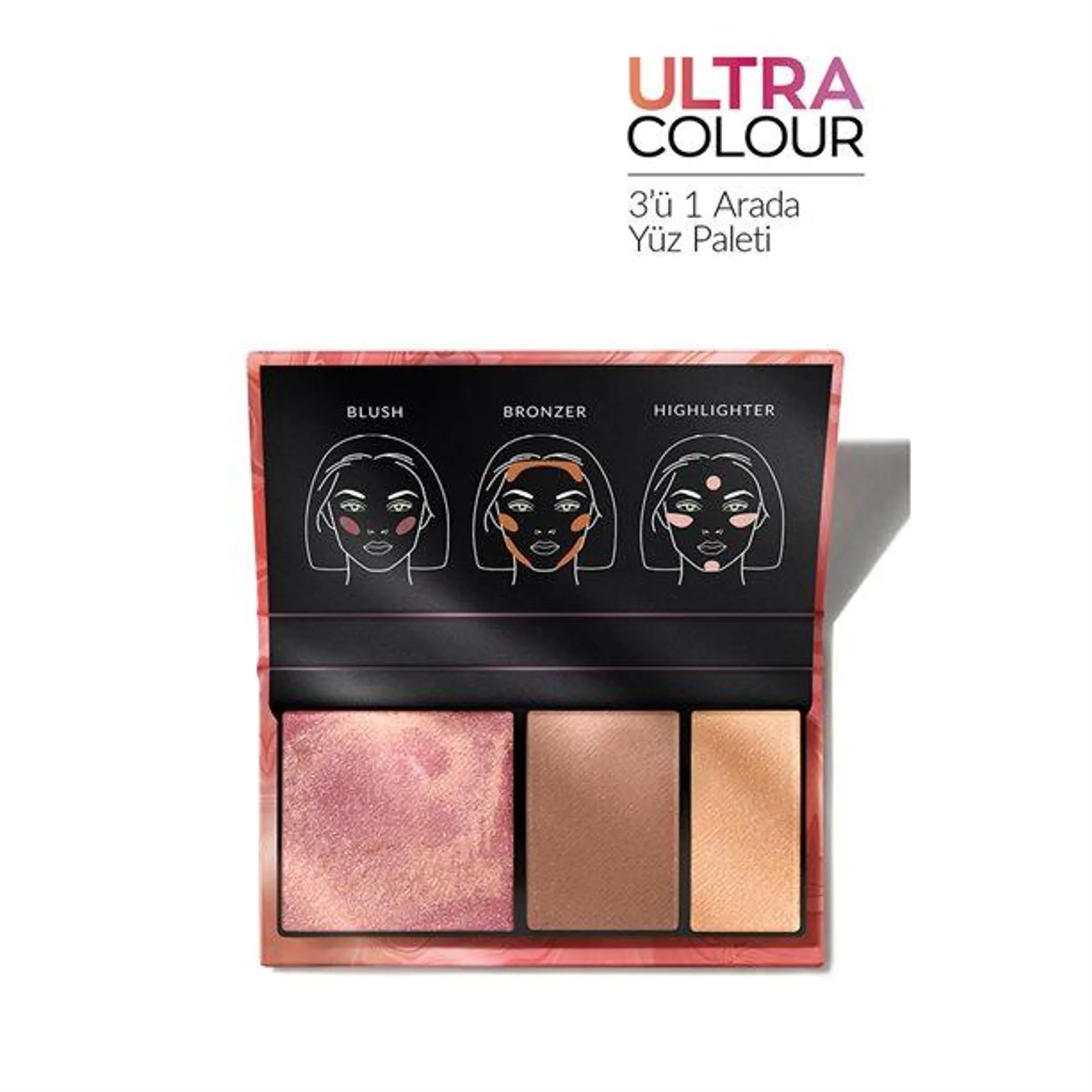 Avon Ultra Colour 3'ü 1 Arada Yüz Paleti