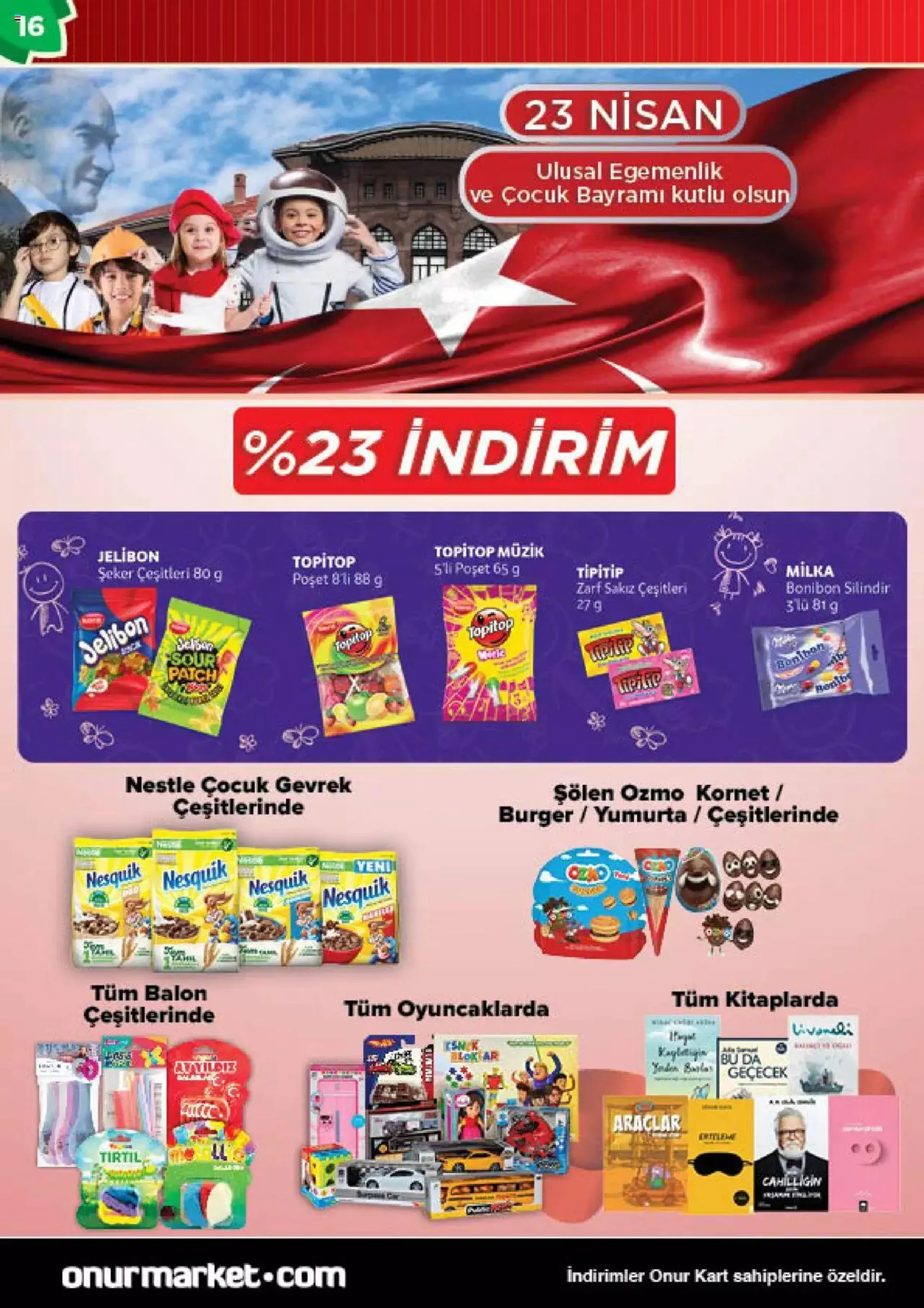 Onur Market Katalog Bursa - 11 Nisan 24 Nisan 2024 - Page 16