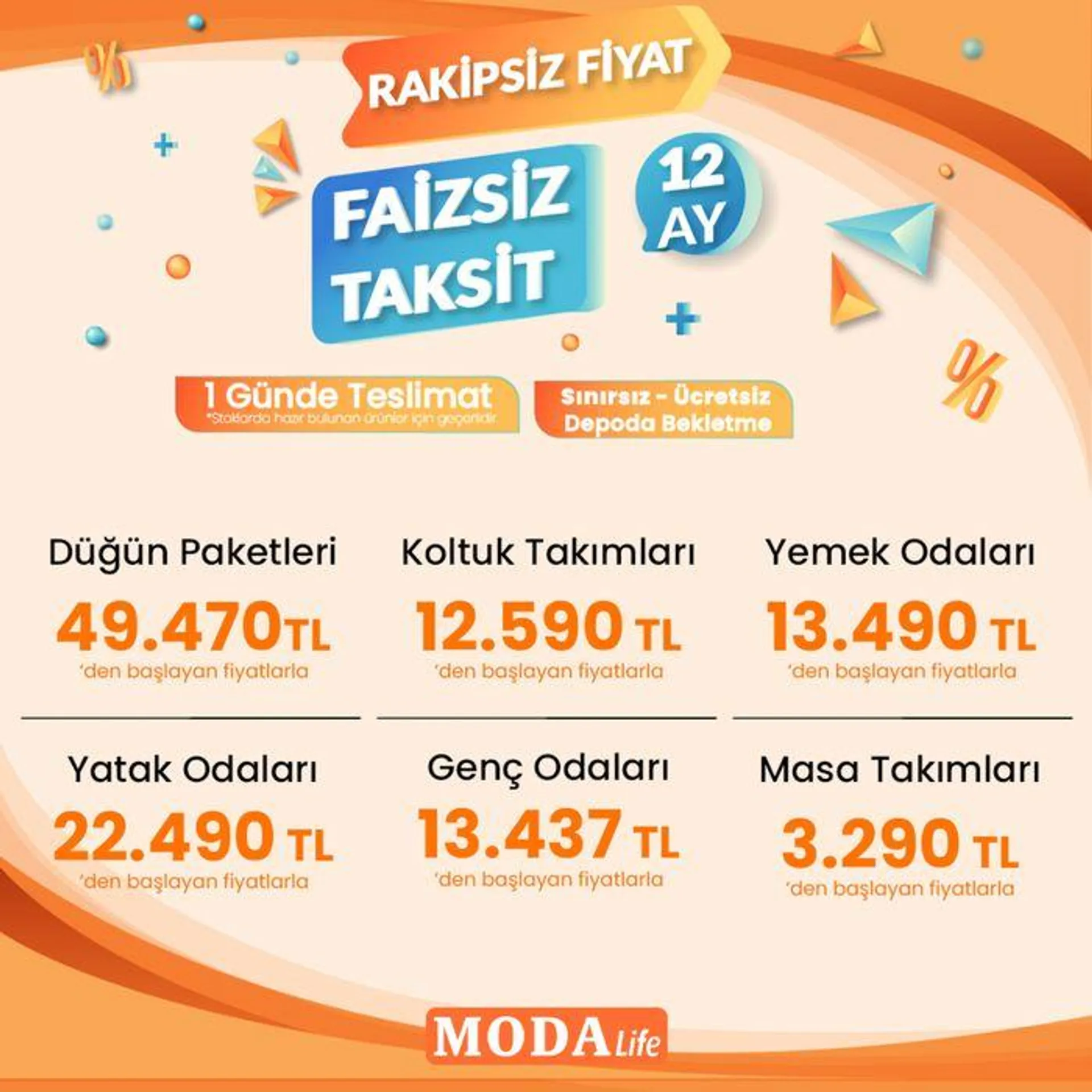 Modalifetan Rakipsiz Fiyatlar - 1