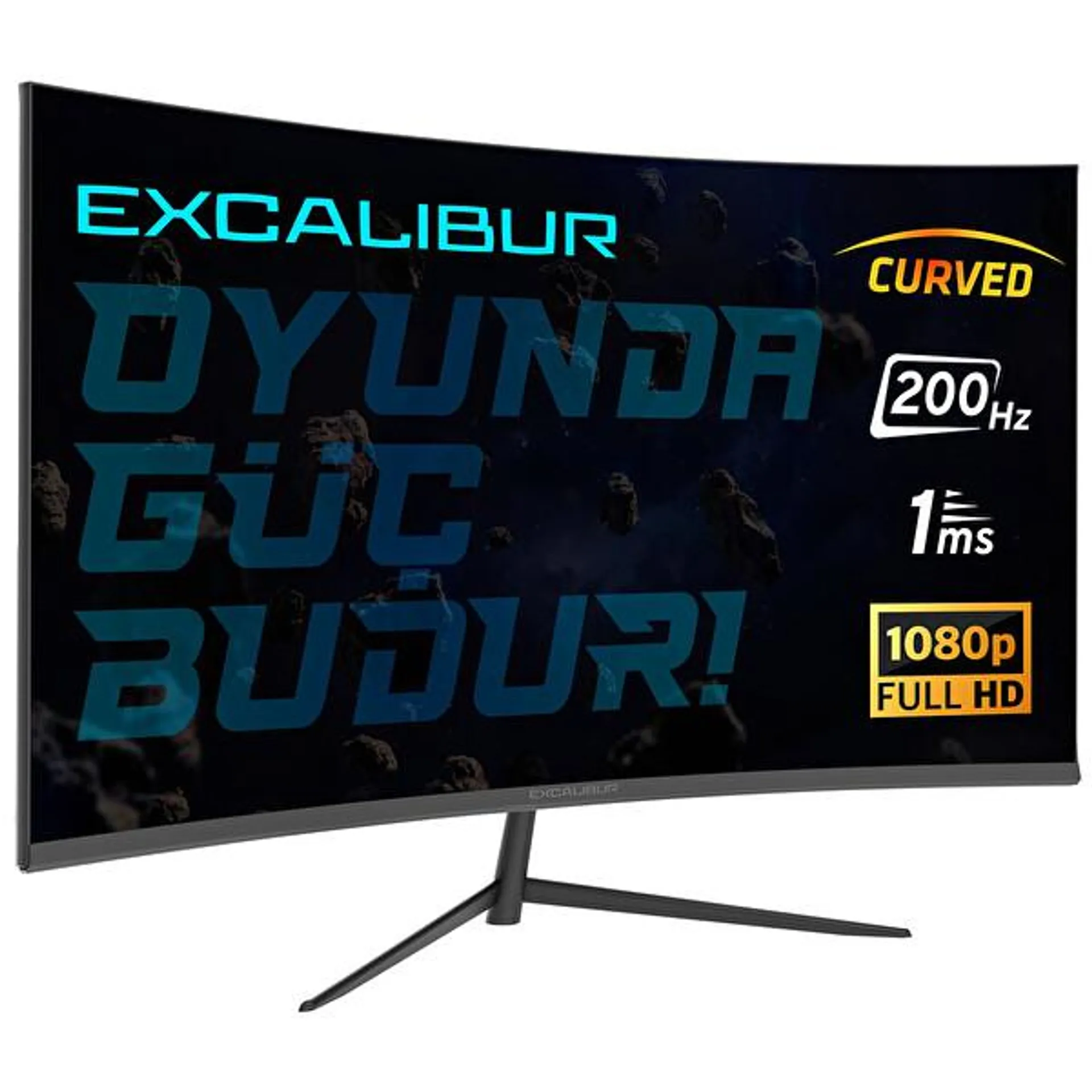 Excalibur M.E238FHD-G 23.8" 200 Hz 1 ms 300 Nit Curved FreeSync + G-Sync Full HD LED Gaming Monitör