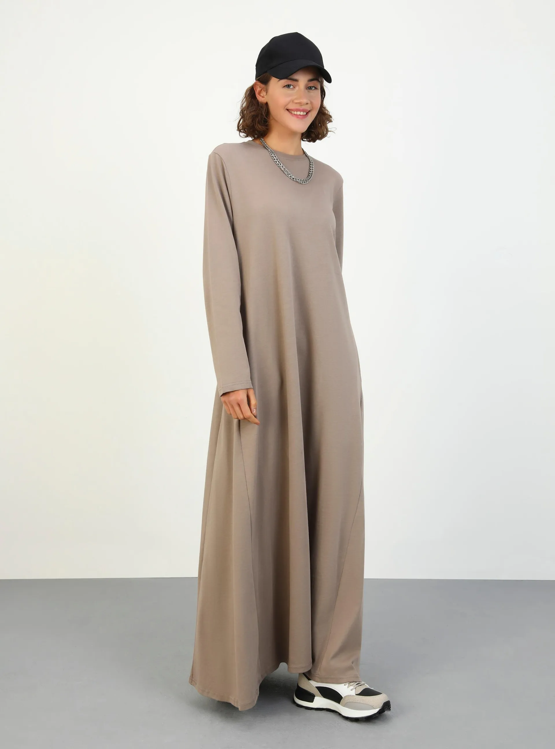 Dark Mink - Modest Dress