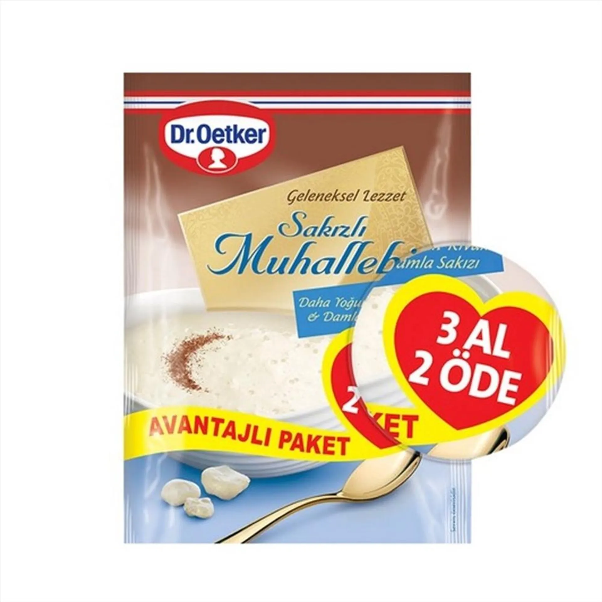 Dr.Oetker Sakızlı Muhallebi 2+1 450 g